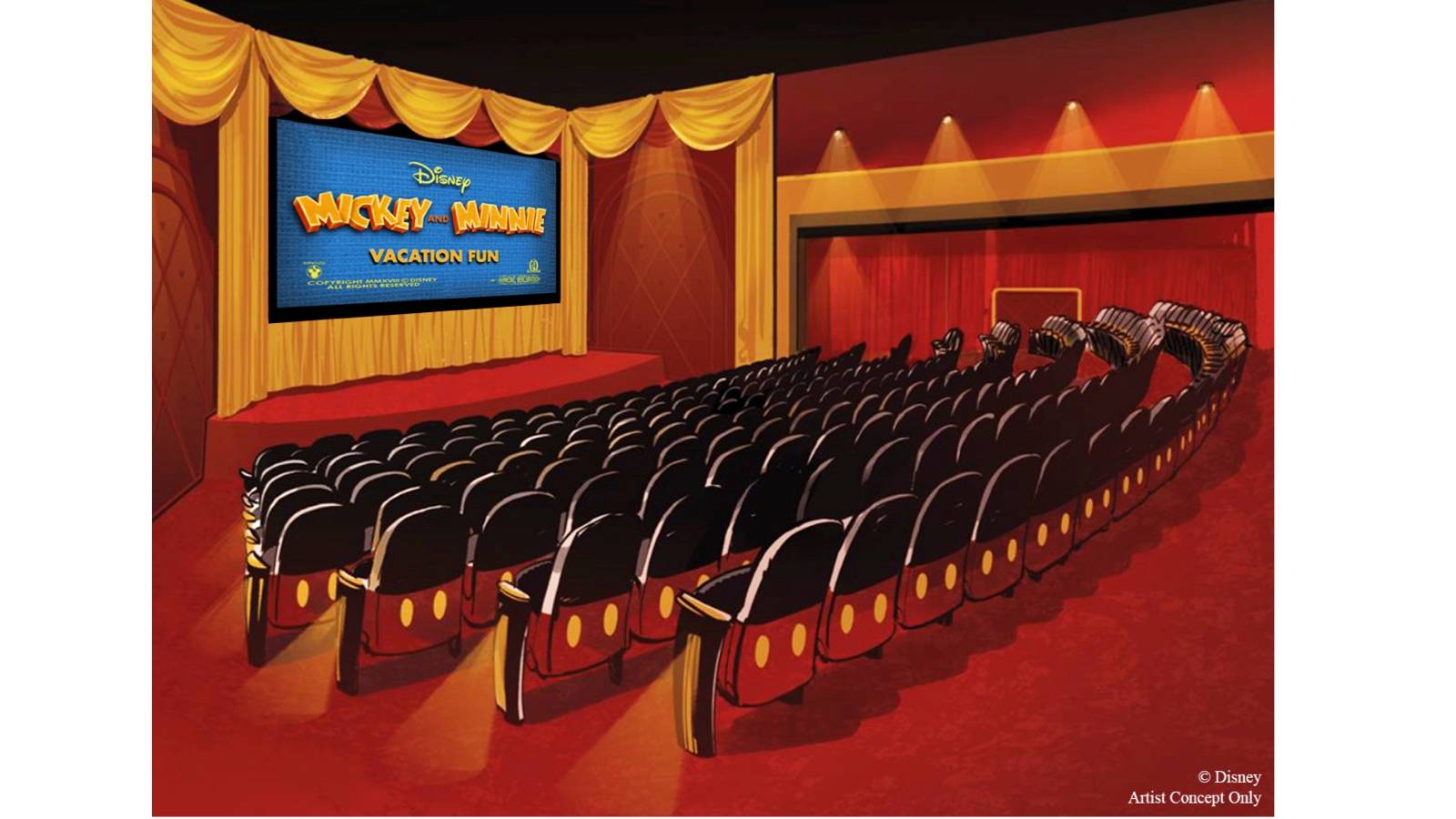 Mickey Shorts Theater concept art