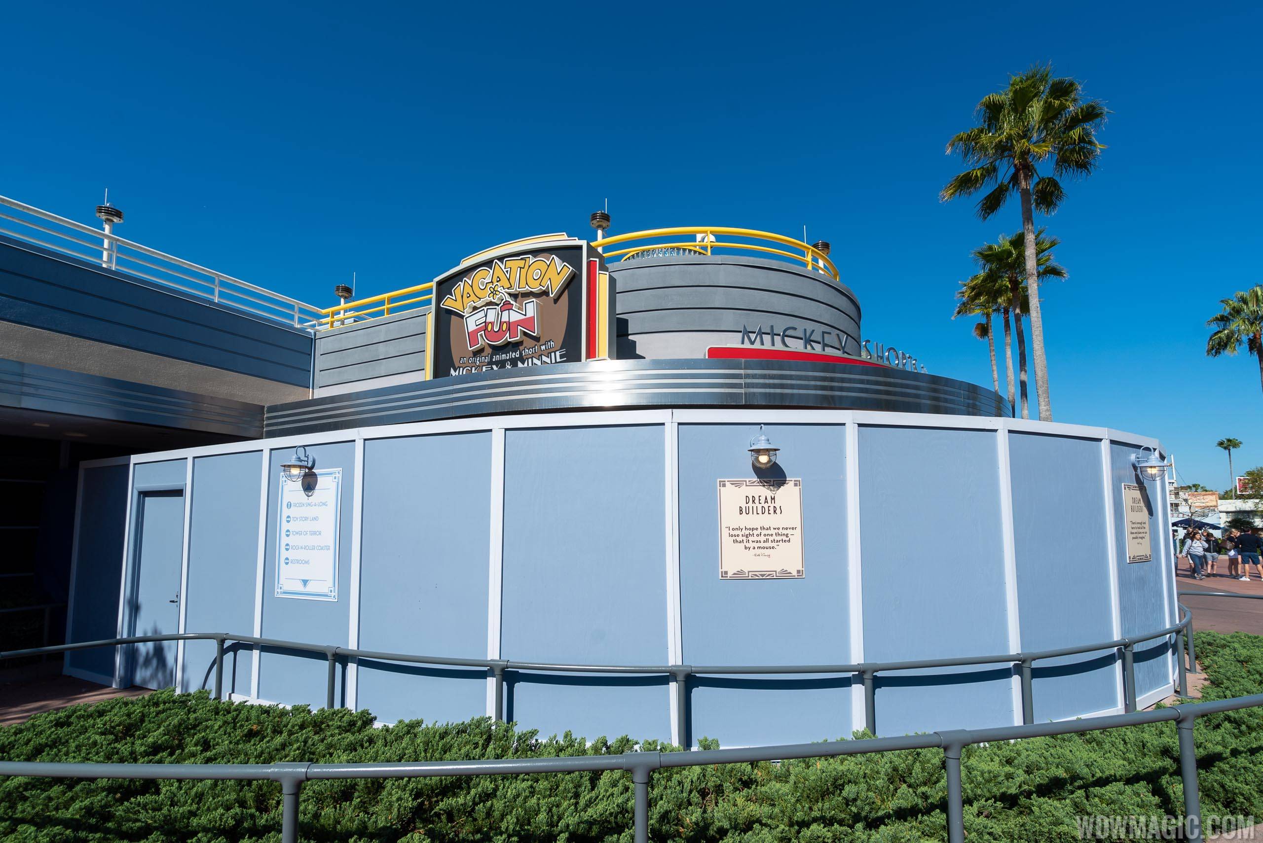 Mickey Shorts Theater Construction - February 28 2020 - Photo 4 Of 6