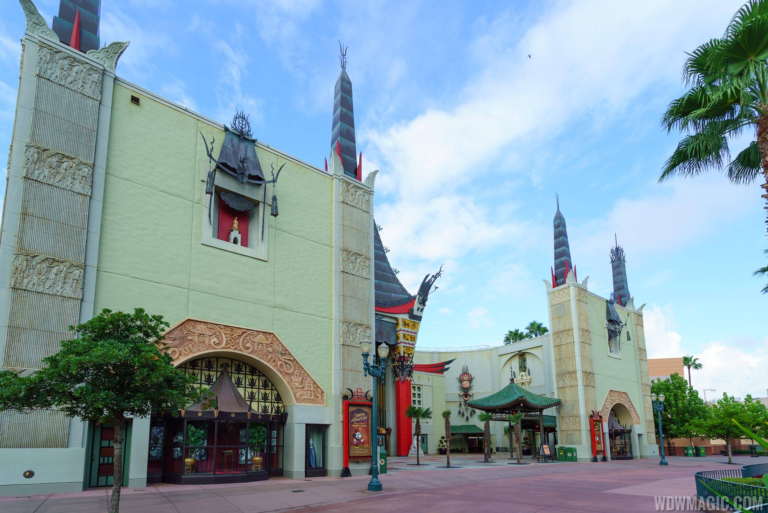 The Great Movie Ride signs removed from the Chinese Theater