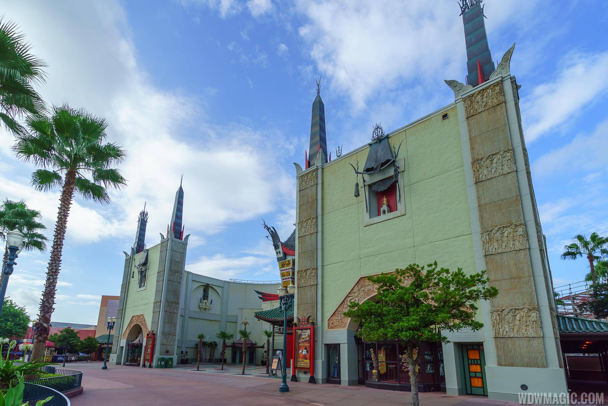 The Great Movie Ride signs removed from the Chinese Theater
