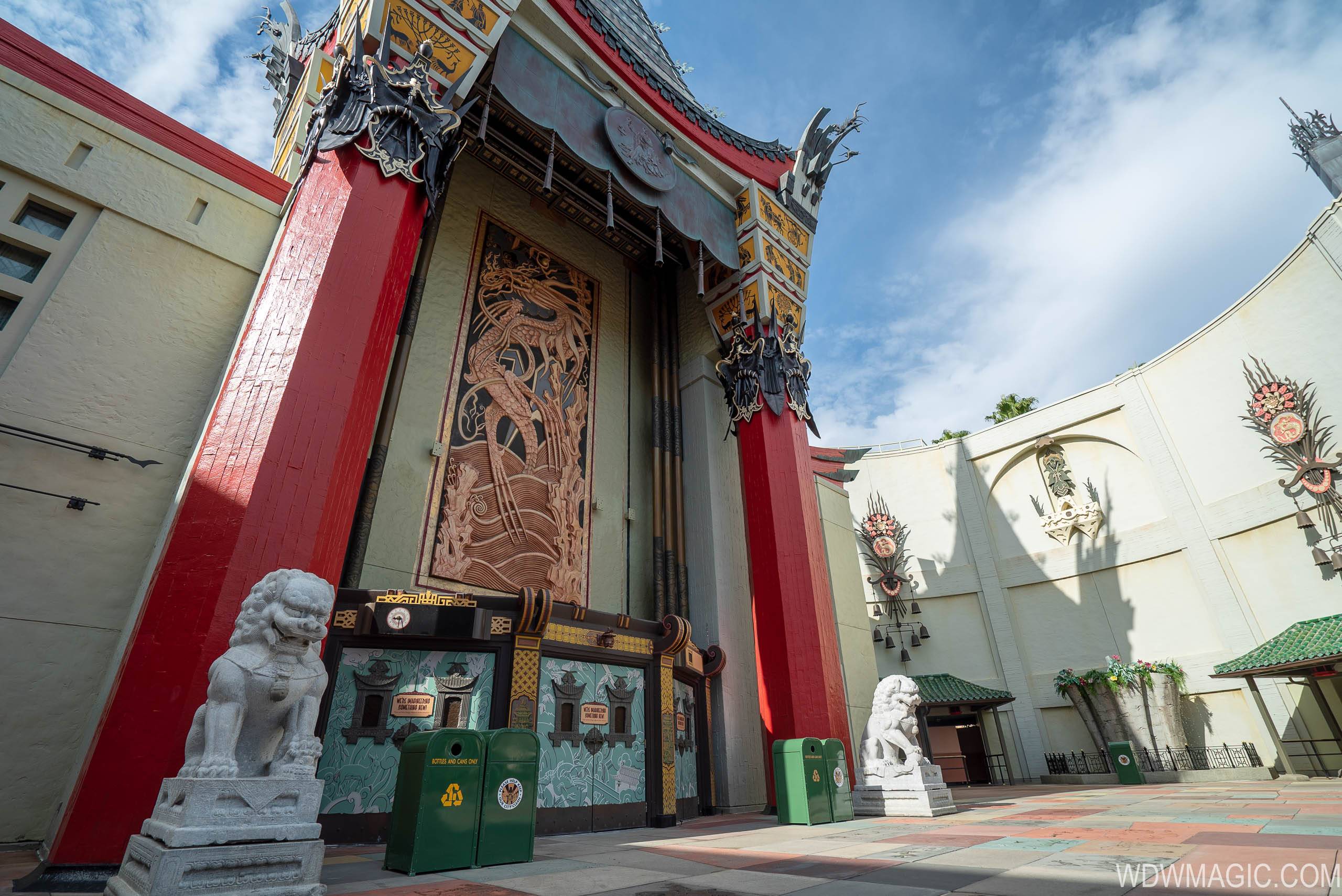 Walls down at the Chinese Theater