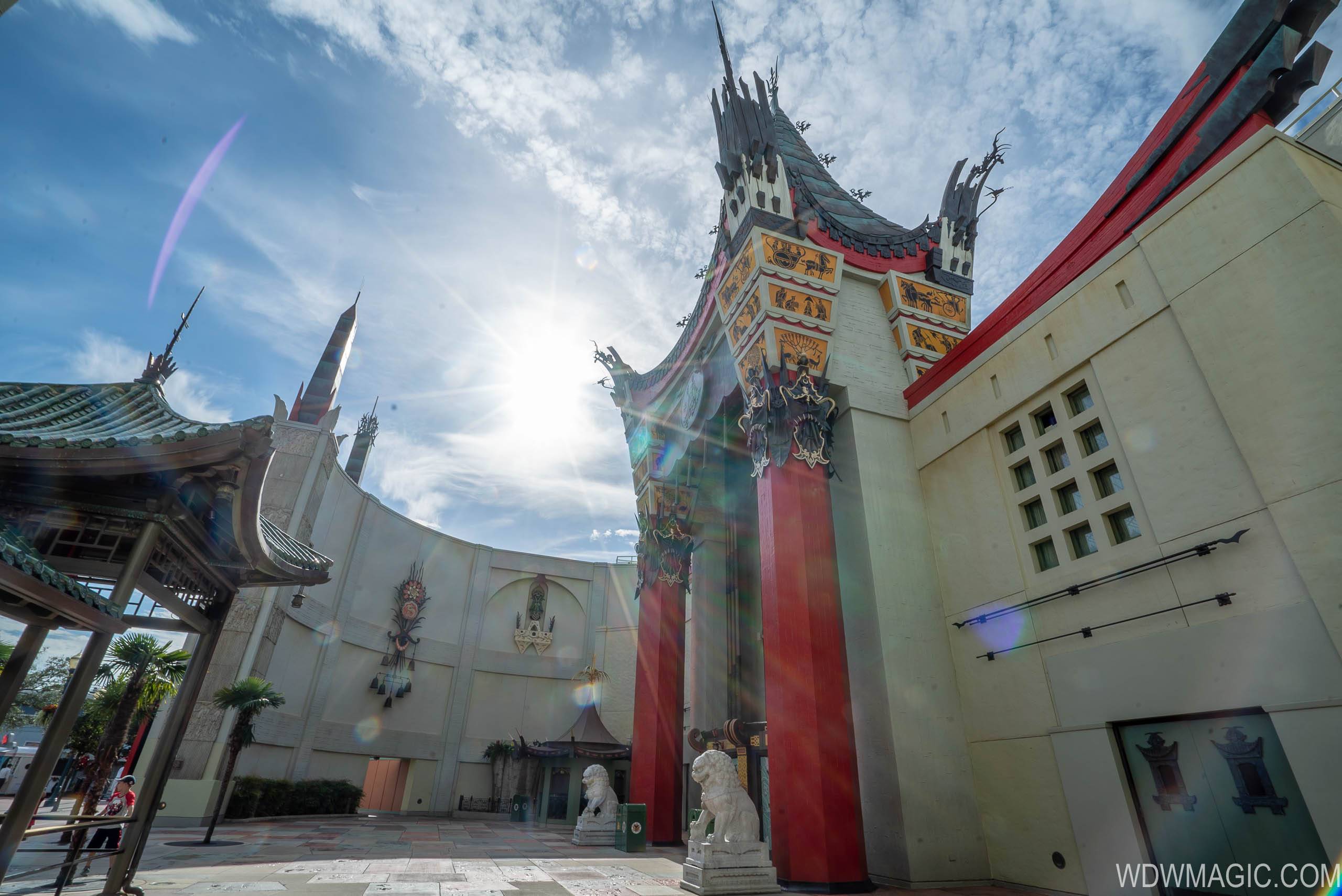 PHOTOS - Construction walls down at The Chinese Theatre