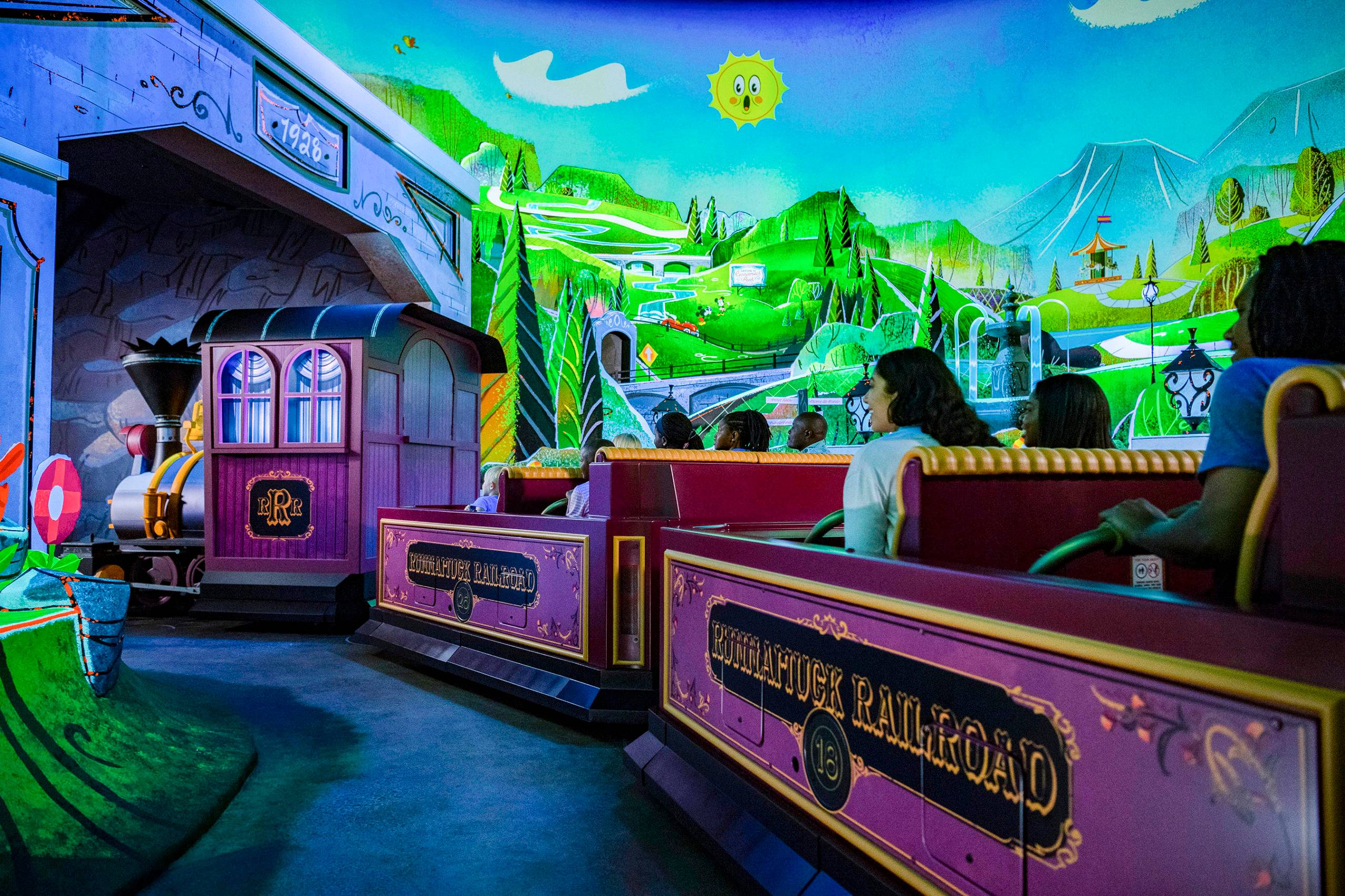 Inside Mickey and Minnie's Runaway Railway