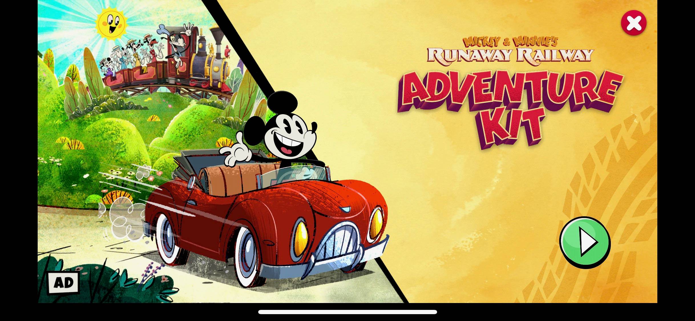 Mickey and Minnie's Runaway Railway Adventure Kit brings ride-inspired gameplay via AR to your home