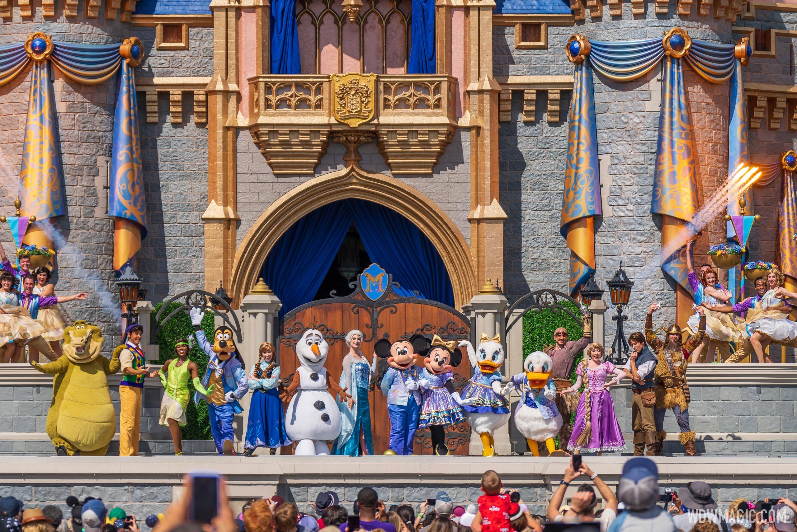 Mickey's Magical Friendship Faire castle show debuts at Magic Kingdom