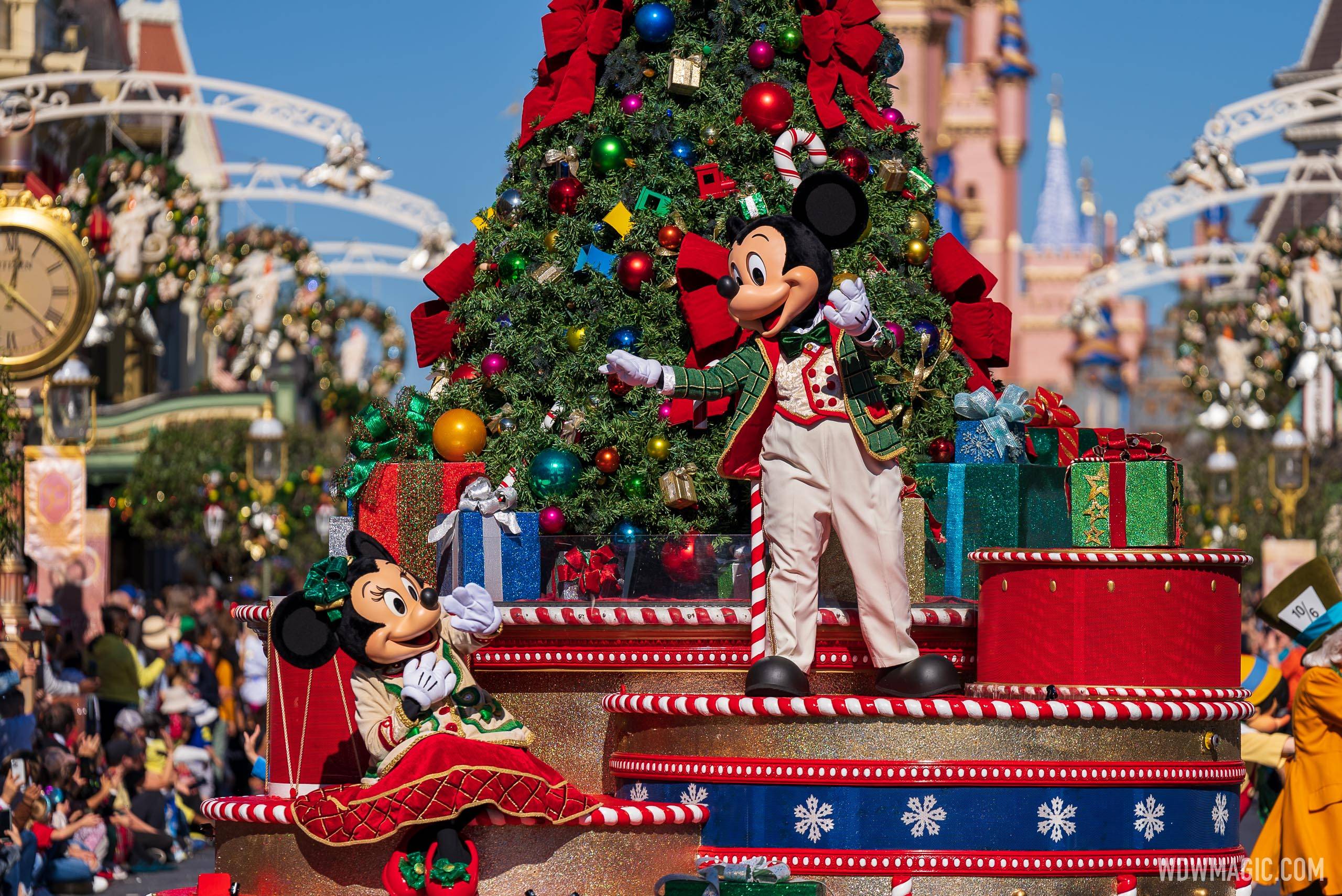 Mickeys Once Upon A Christmas At Magic Kingdom 2022 Disney World Sees The Return Of Daytime Parades With 'Mickey's Once Upon A  Christmastime Parade' At Magic Kingdom