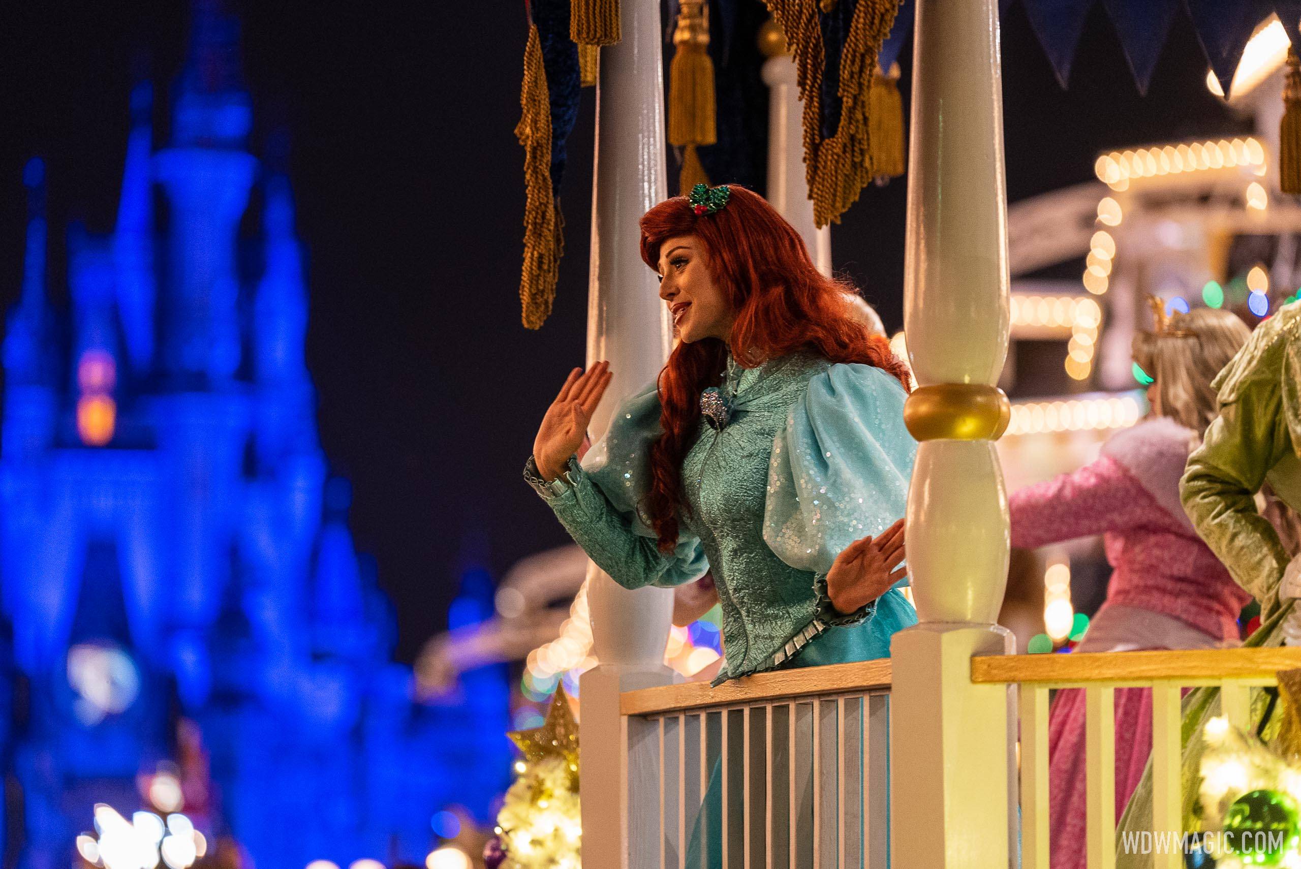 'Mickey's Once Upon a Christmastime Parade' will perform twice each day during the peak Christmas week at Walt Disney World