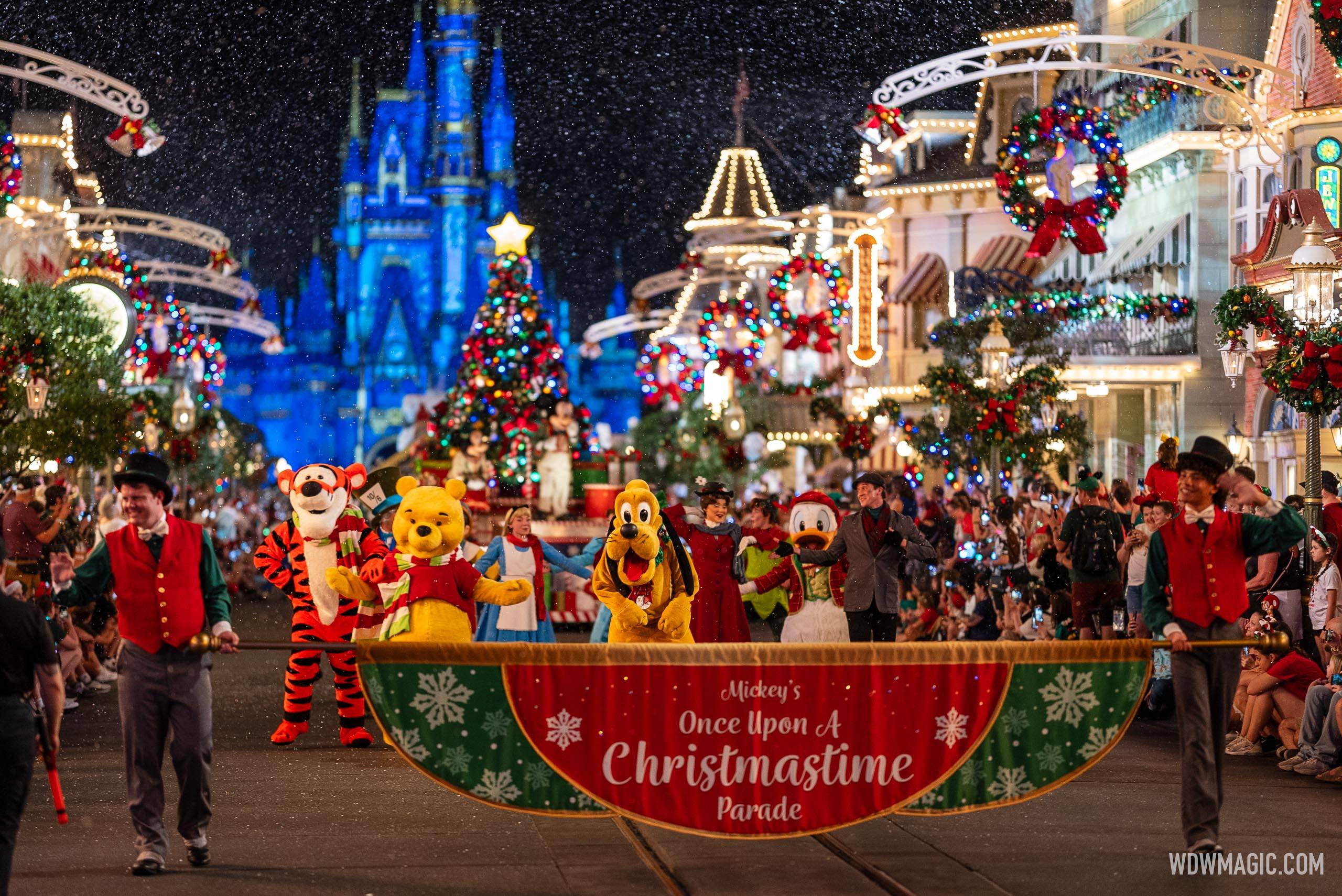 Mickey's Once Upon A Christmastime Parade Confirmed to Return to Magic Kingdom in 2026