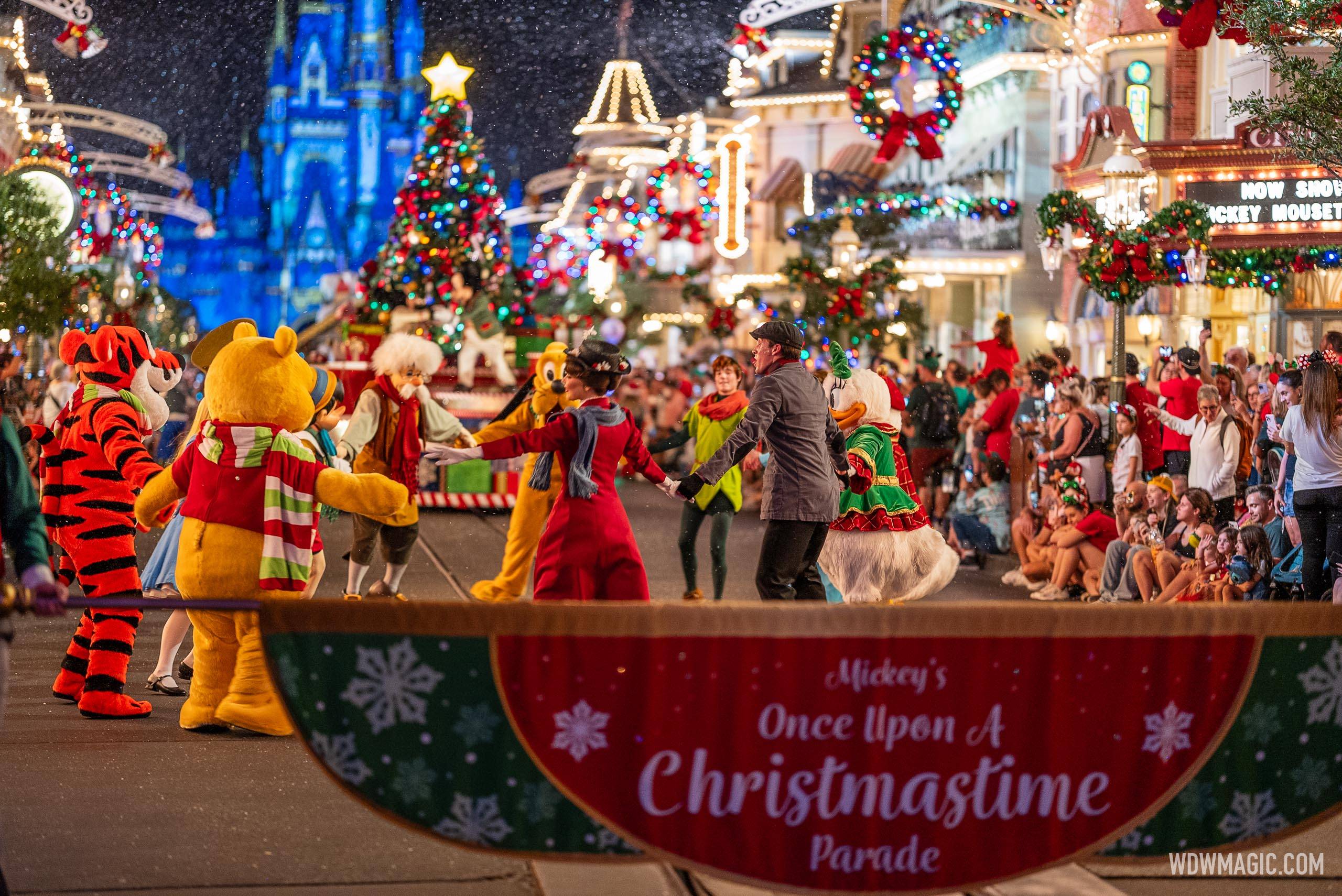 Mickey's Once Upon a Christmastime Parade 2024 - Main Street U.S.A.