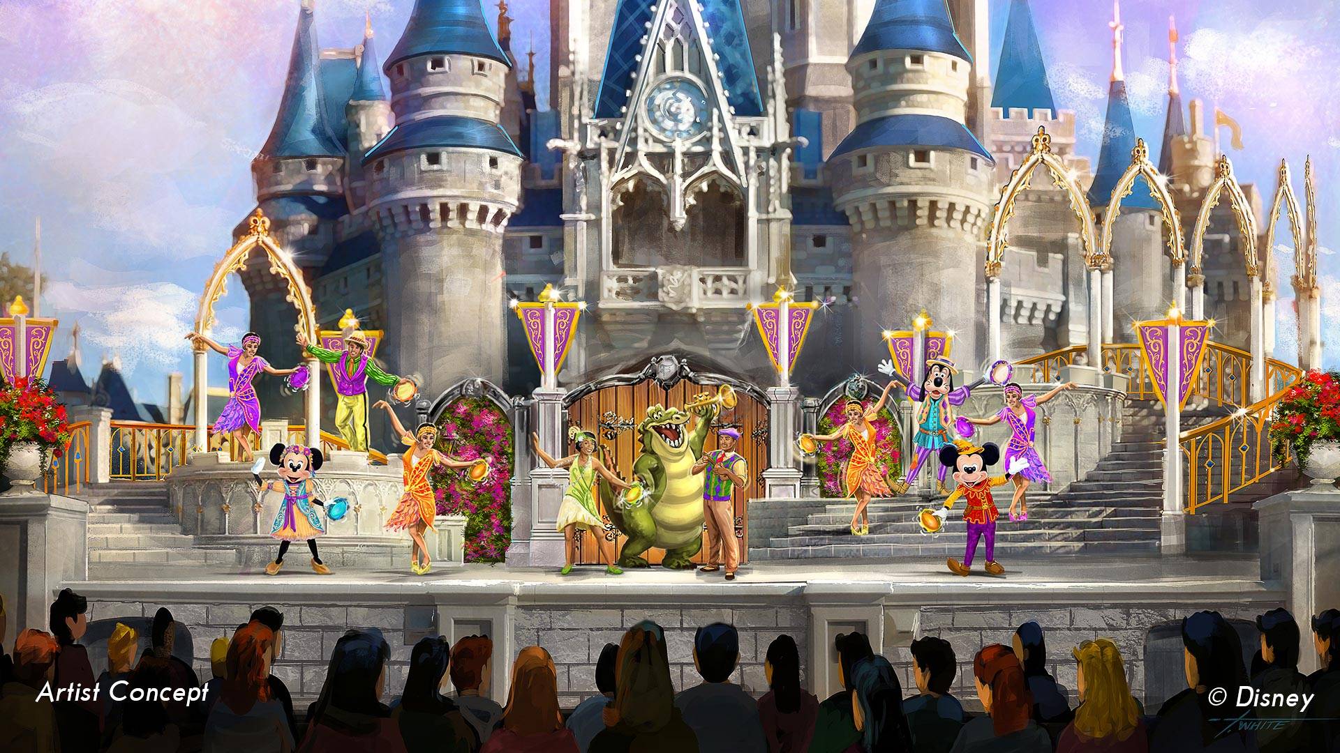 Mickey's Royal Friendship Fair concept art