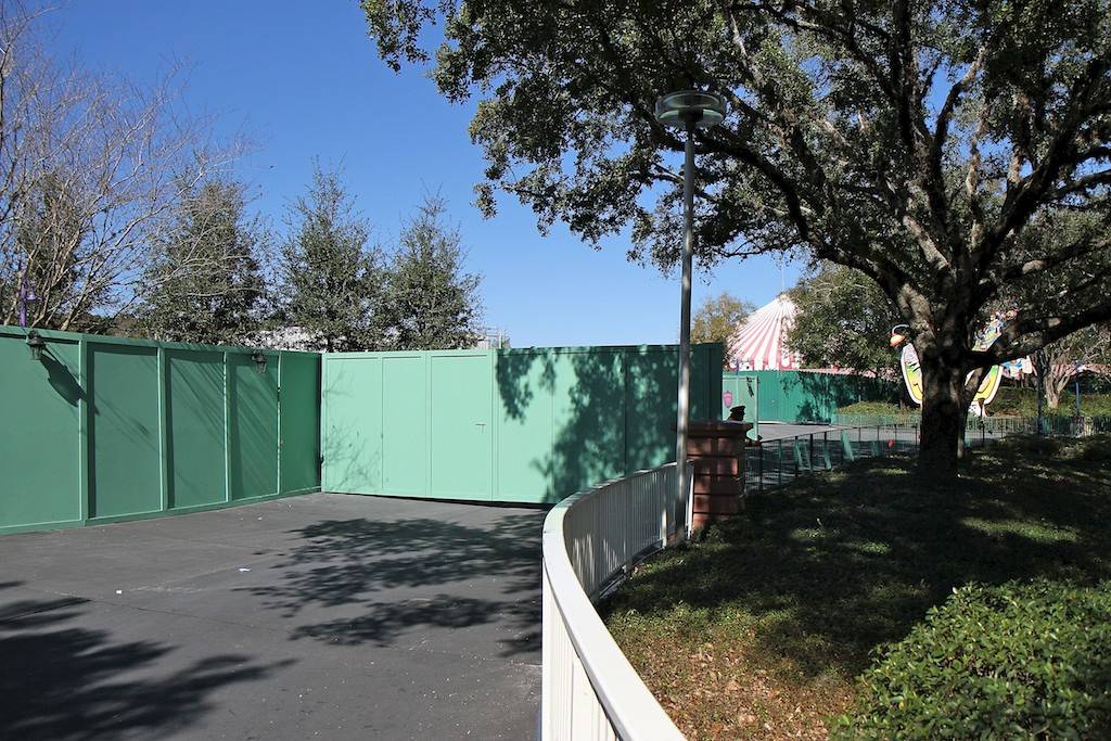 A look at the now closed off Mickey's Toontown Fair