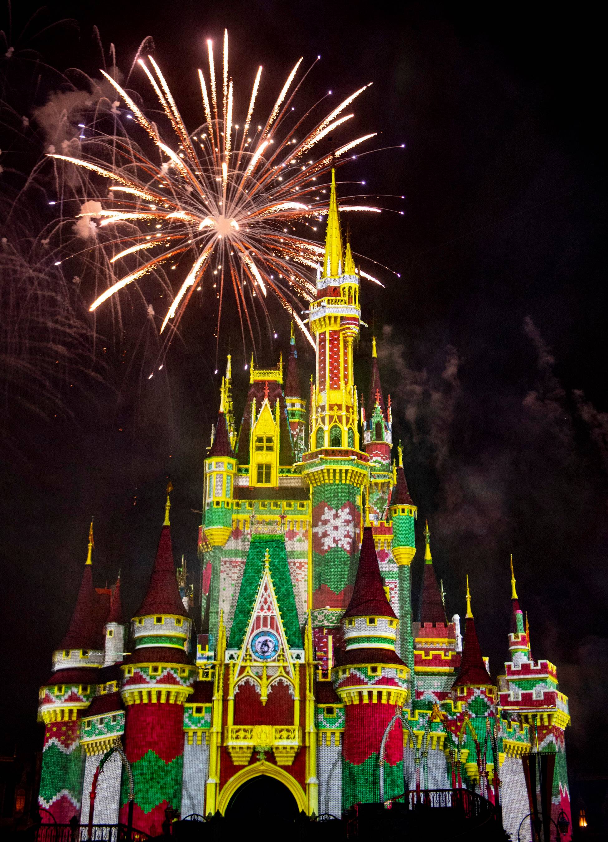 Minnie's Wonderful Christmastime Fireworks show