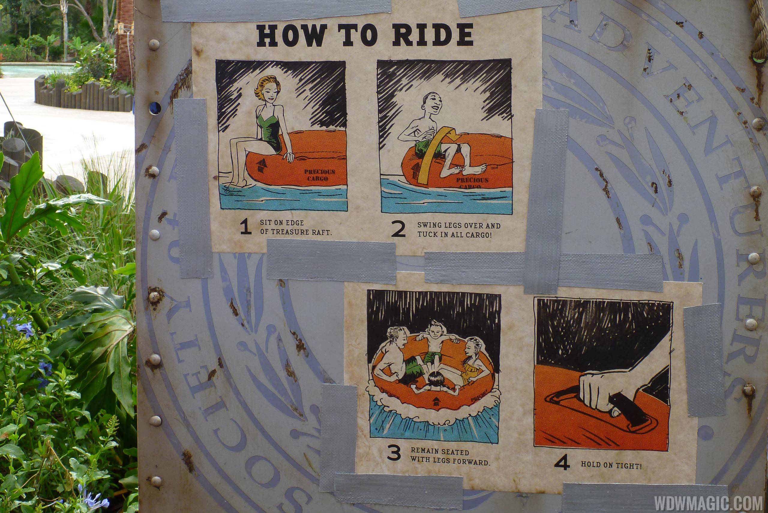 How to ride Miss Adventure Falls