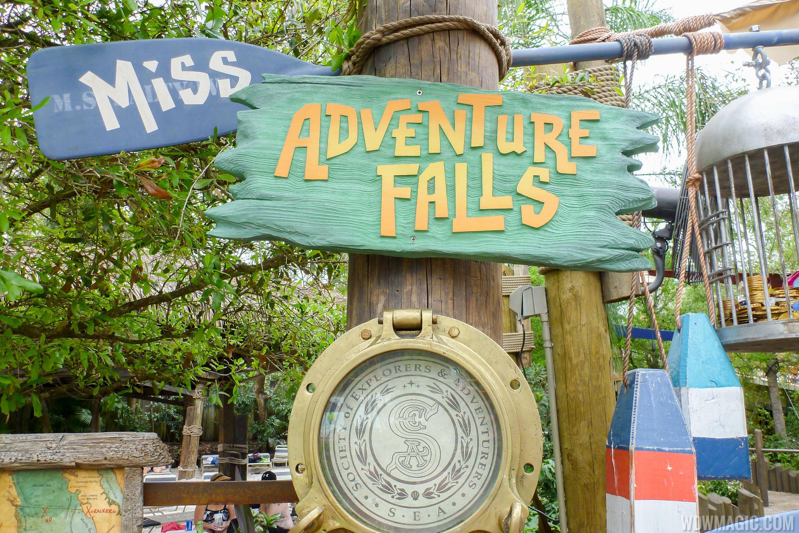 Miss Adventure Falls is the newest attraction at Typhoon Lagoon