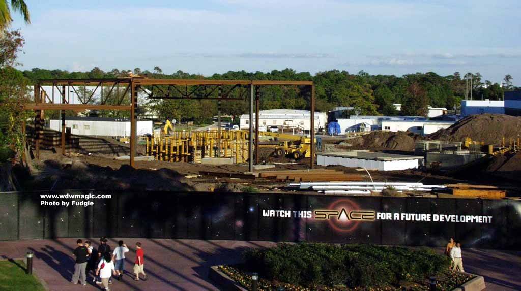 Mission SPACE begins vertical construction