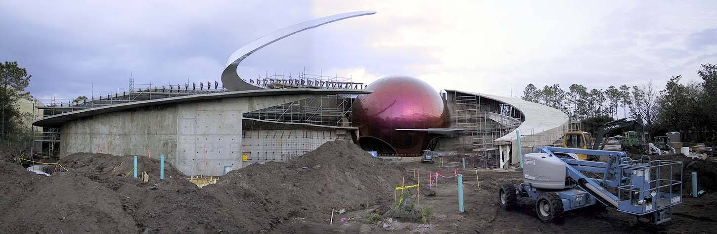 Latest Mission SPACE panoramic construction photo