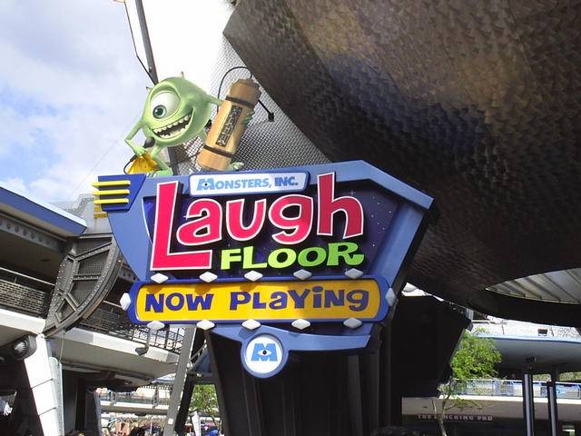 Monsters Inc Laugh Floor Comedy Club name change