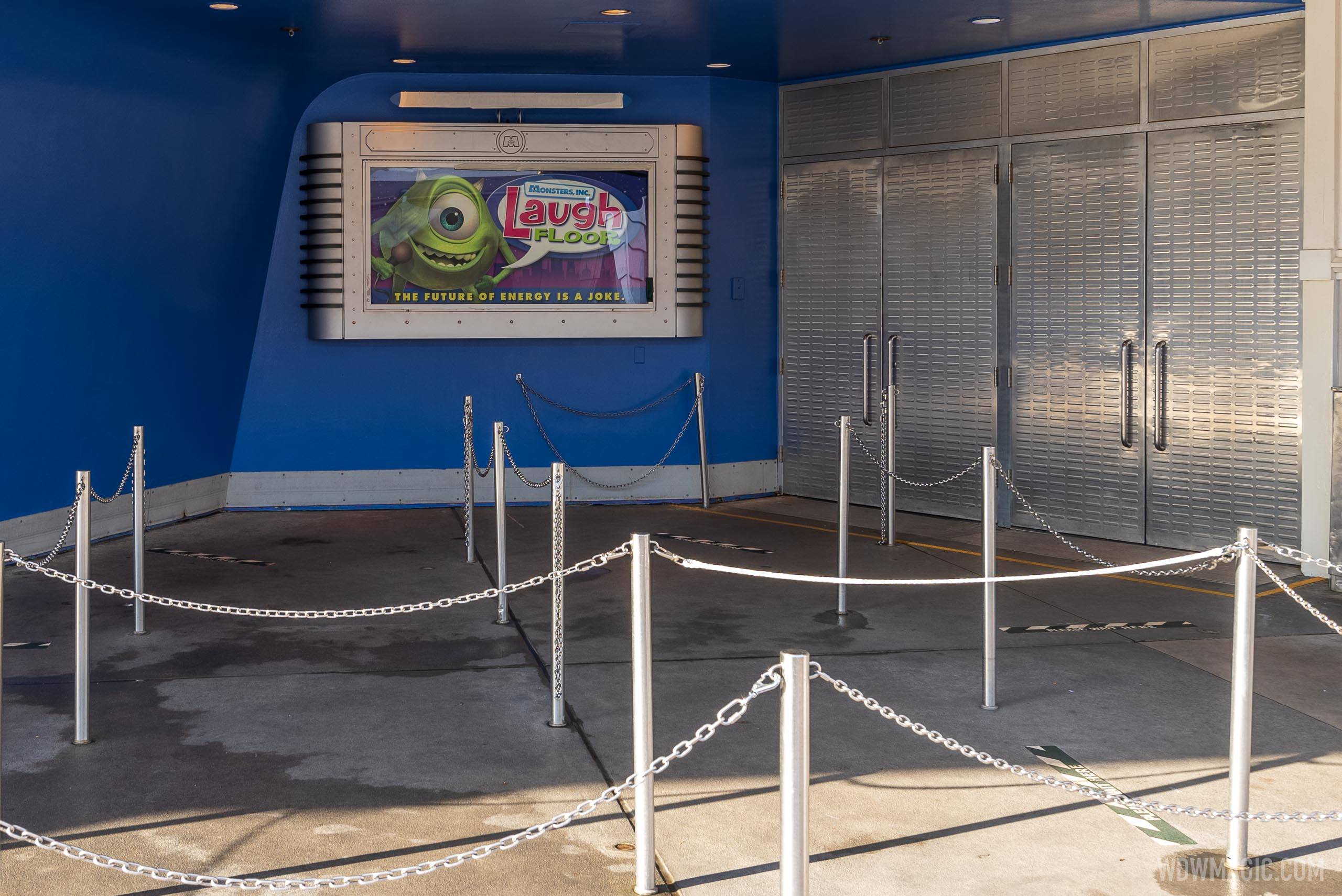 Monsters Inc Laugh Floor Comedy Club exterior - May 10 2021