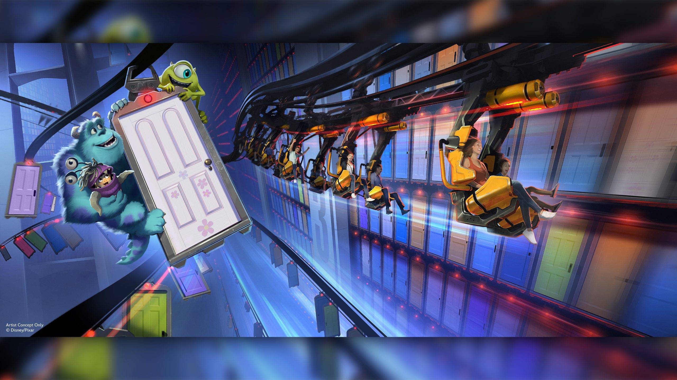 Monsters Inc. Door Coaster Announced for Disney's Hollywood Studios as Part  of All-New Land