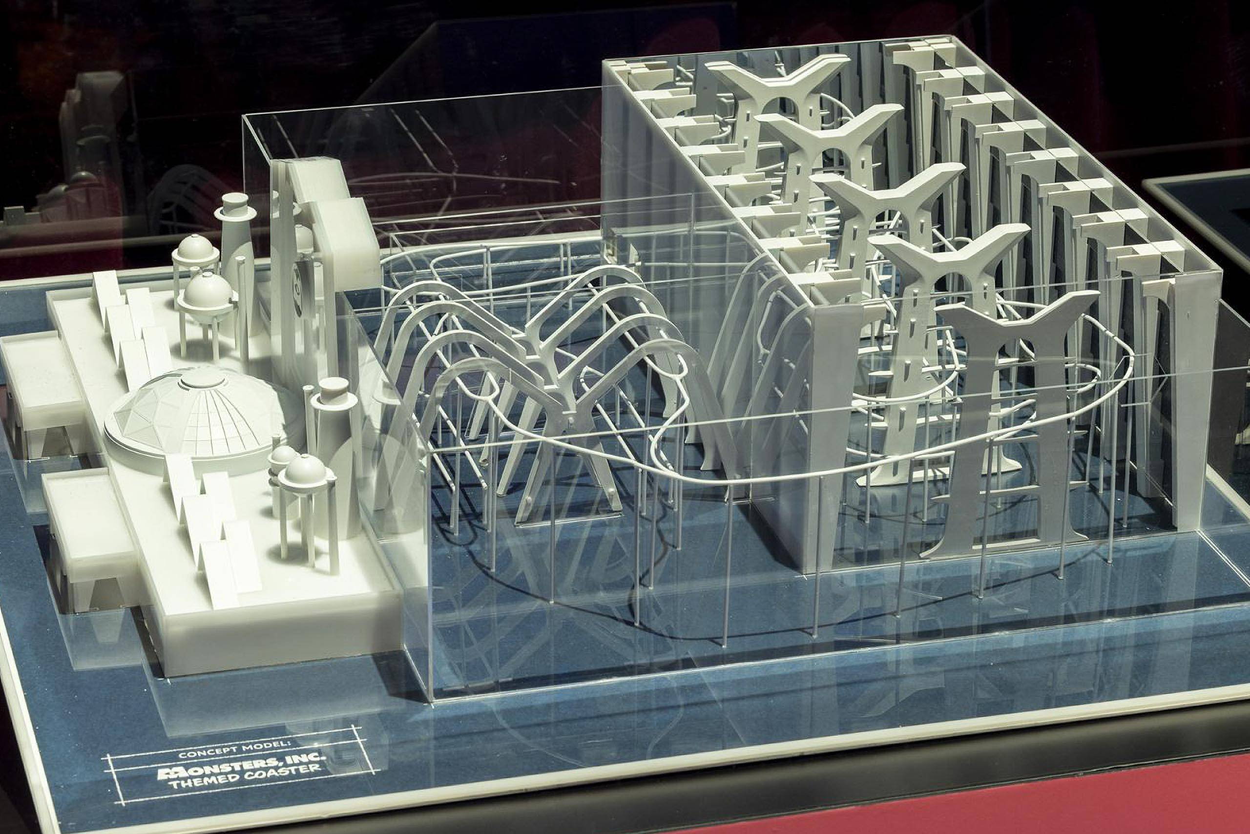 Monsters Inc. Coaster Concept Model Track Layout