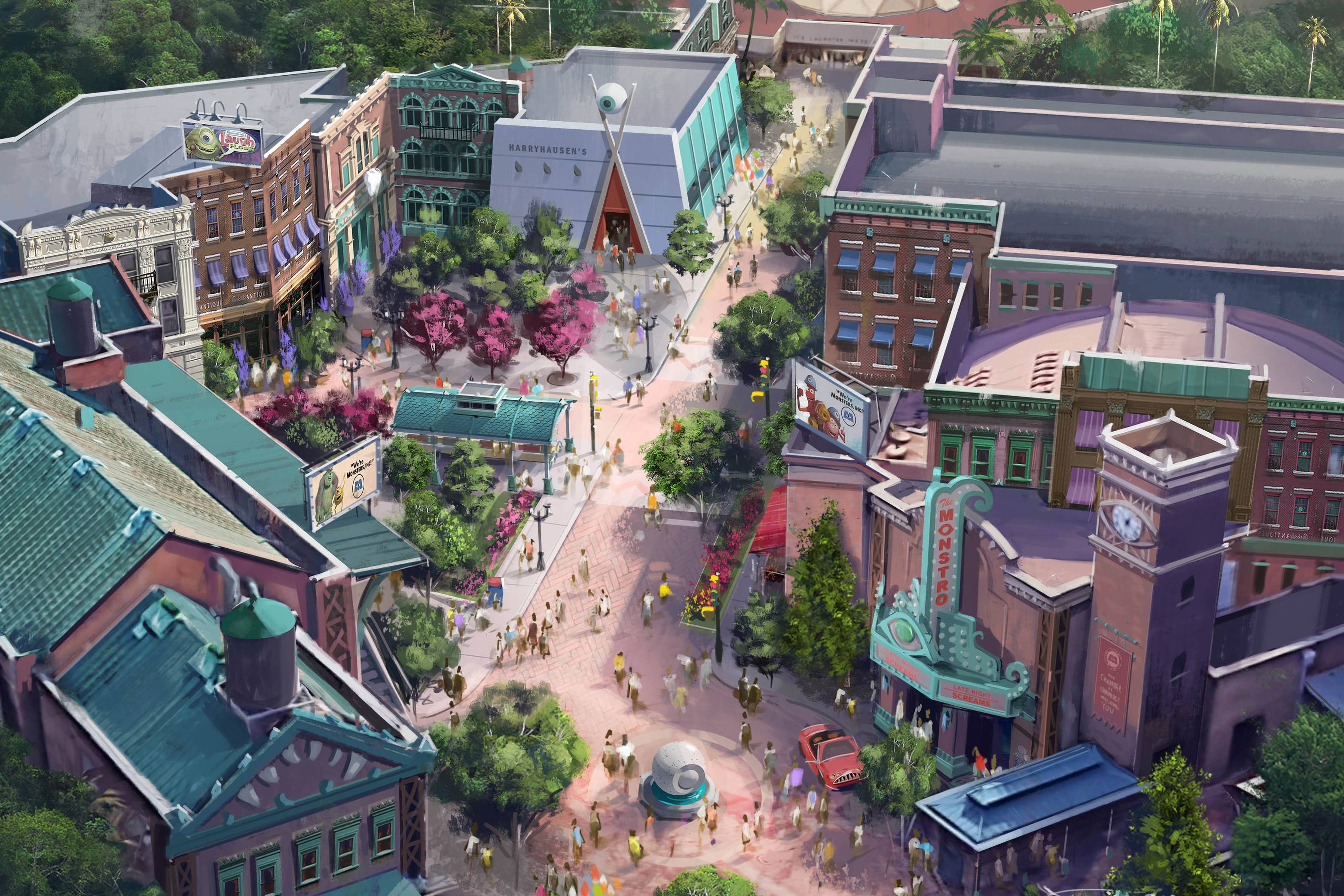 Monsters Inc. Land Concept Art Final Version November 2024