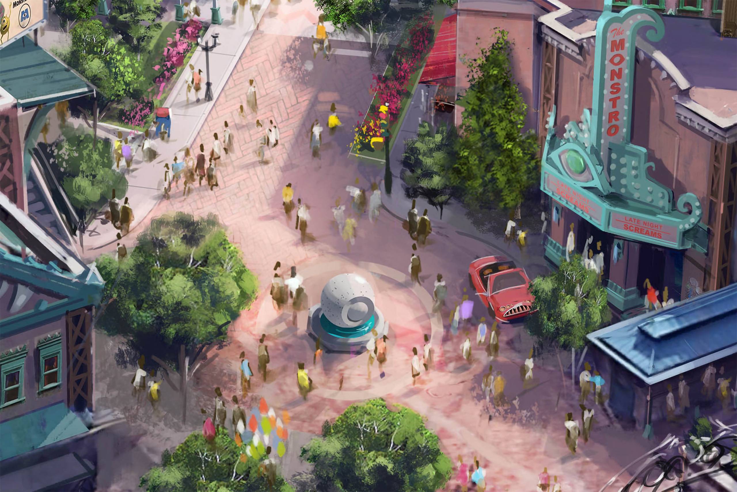 Monsters Inc. Land Concept Art Final Version November 2024