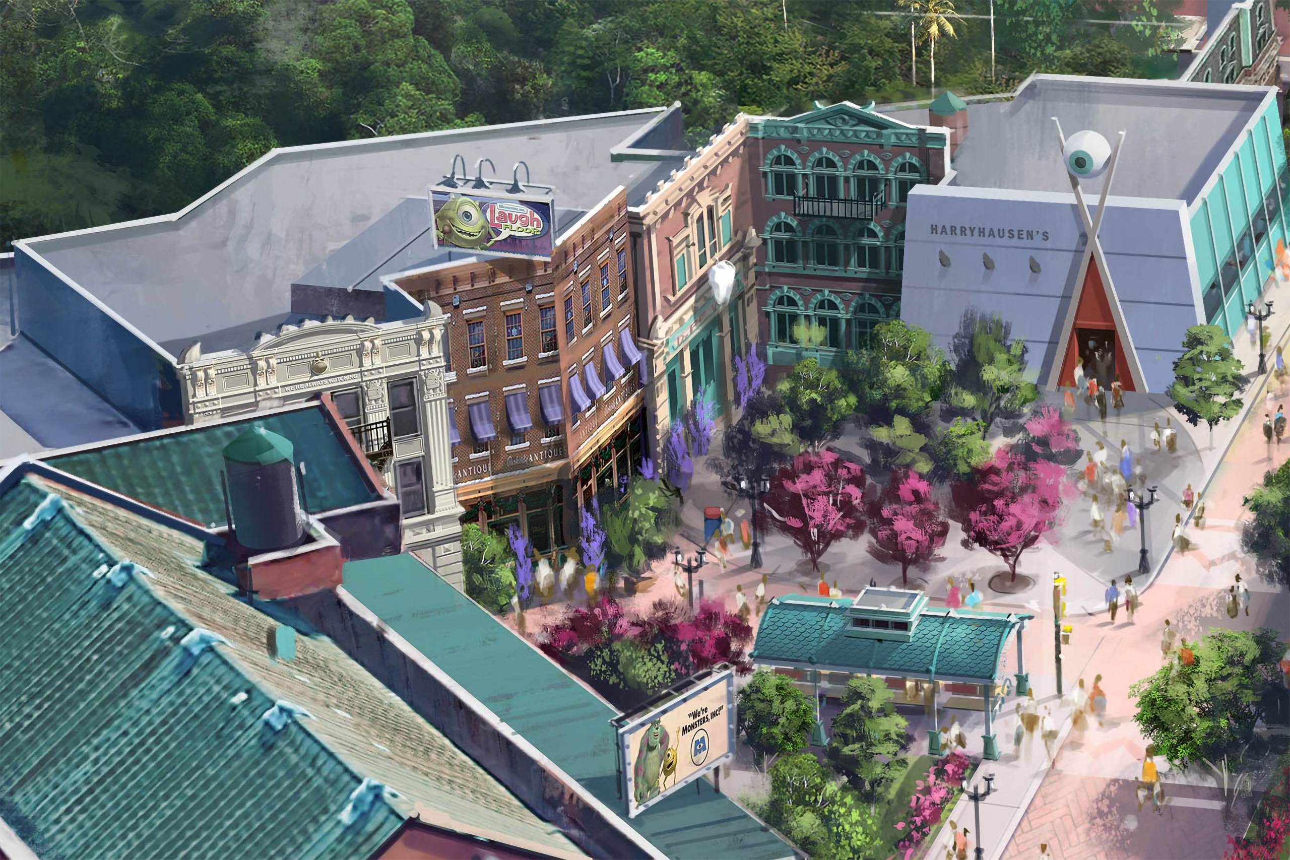 Monsters Inc. Land Concept Art Final Version November 2024