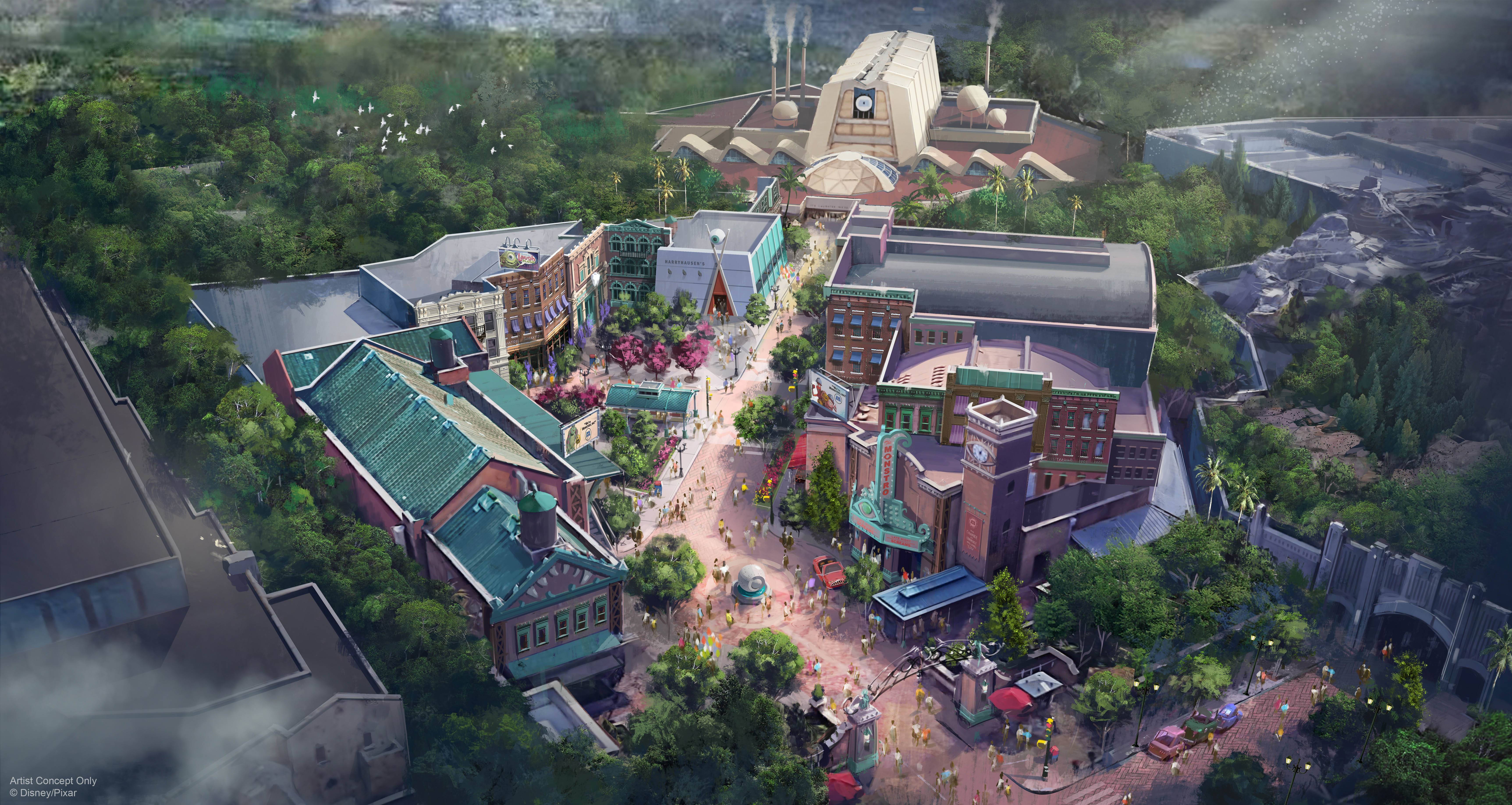 Monsters Inc. Land Concept Art Final Version November 2024