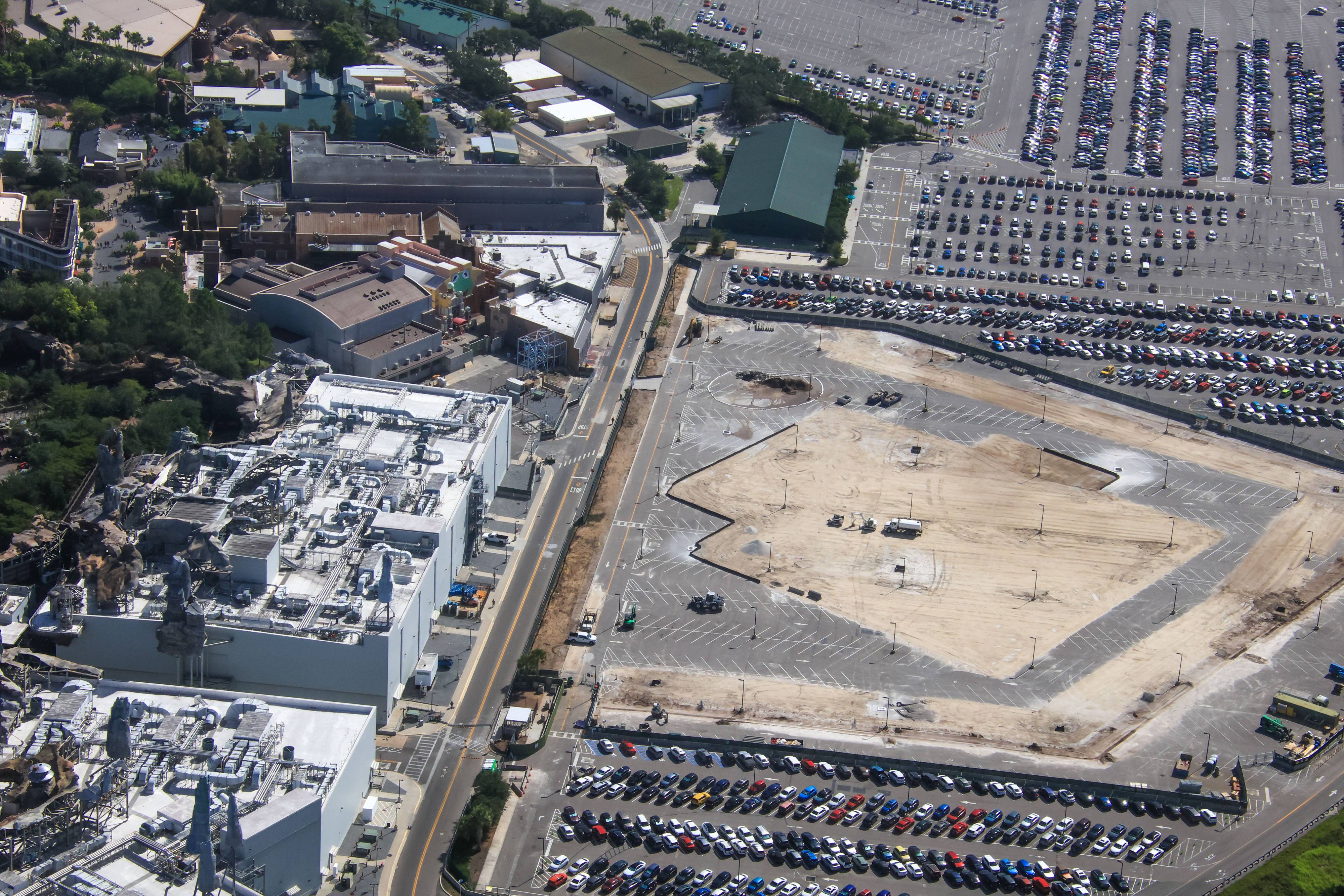 Monsters Inc. Coaster Ride Building Site Preparation - July 26, 2025