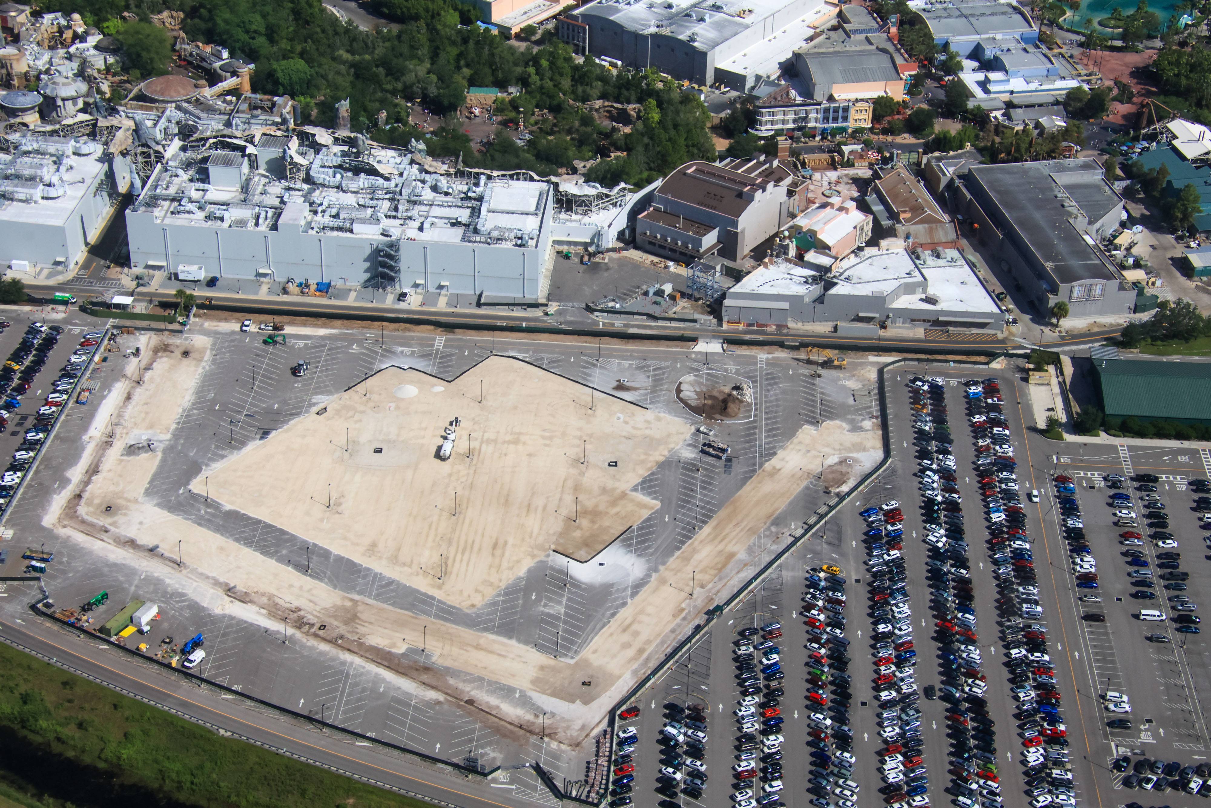 Monsters Inc. Coaster Ride Building Site Preparation - July 26, 2025