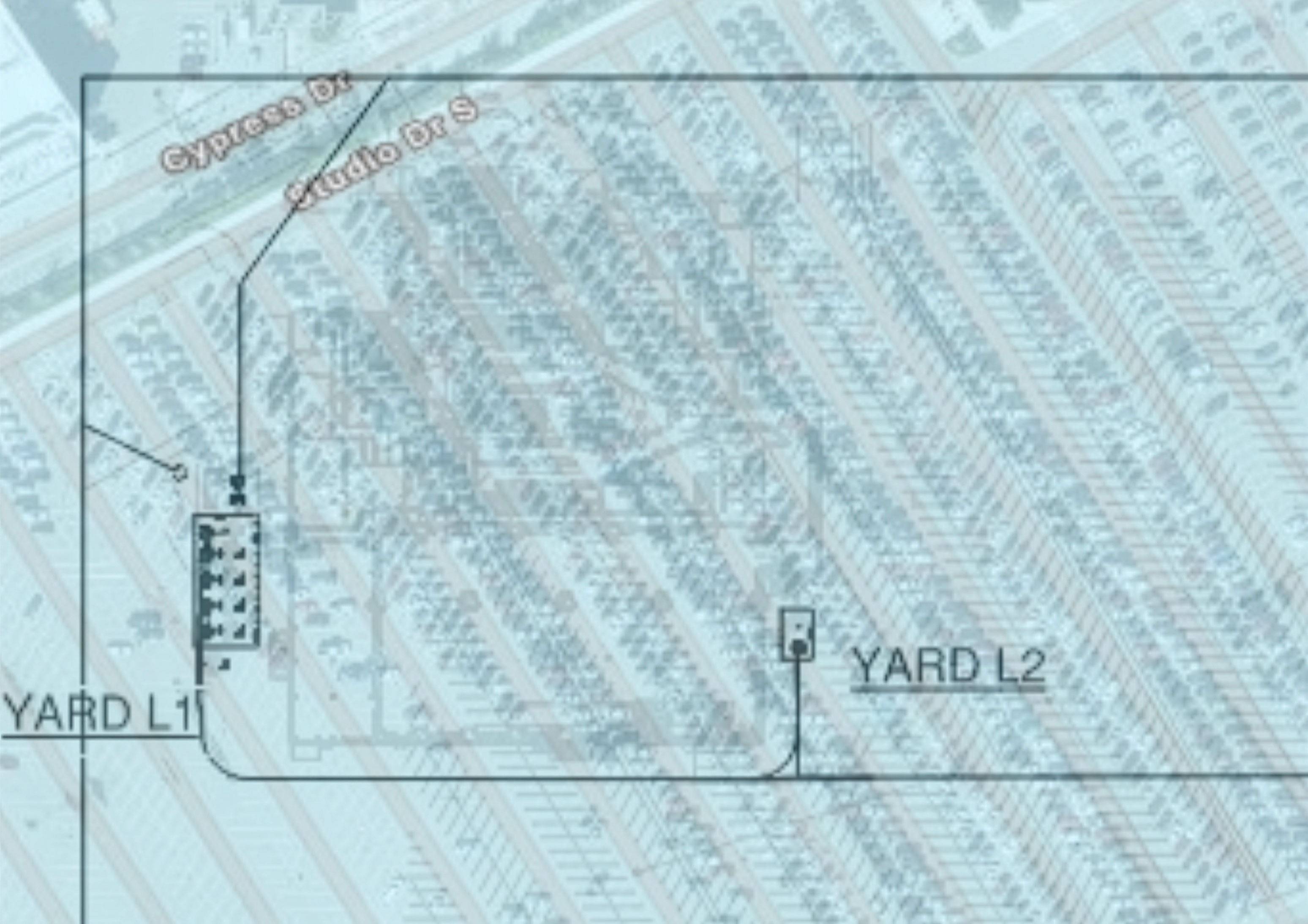 CFTOD Filing Shows Layout of Monsters Inc. Coaster and Electrical Service Yards at Disney's Hollywood Studios