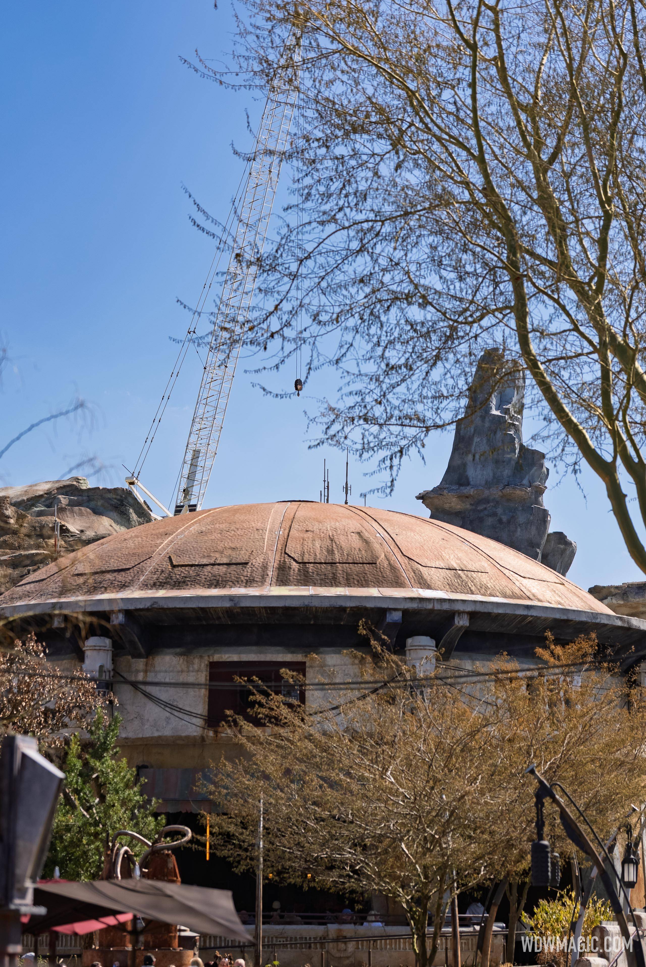 Heavy-Lift Crane Arrives for Monstropolis Coaster Construction