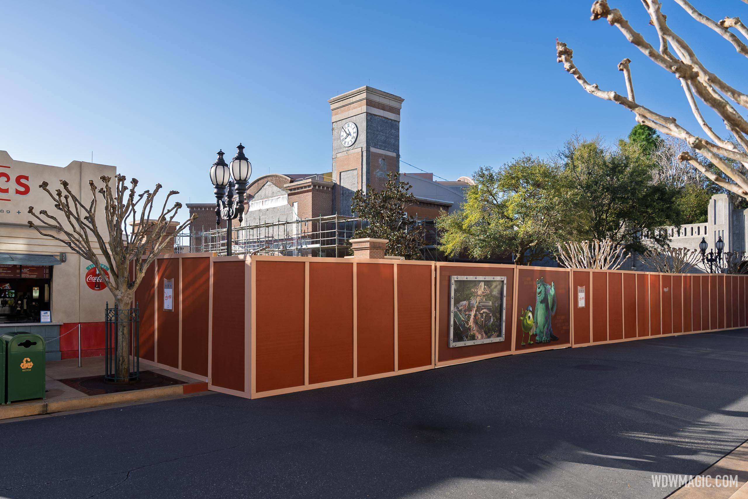 Scaffolding Rises on Former MuppetVision Theater for Glob Theater Conversion
