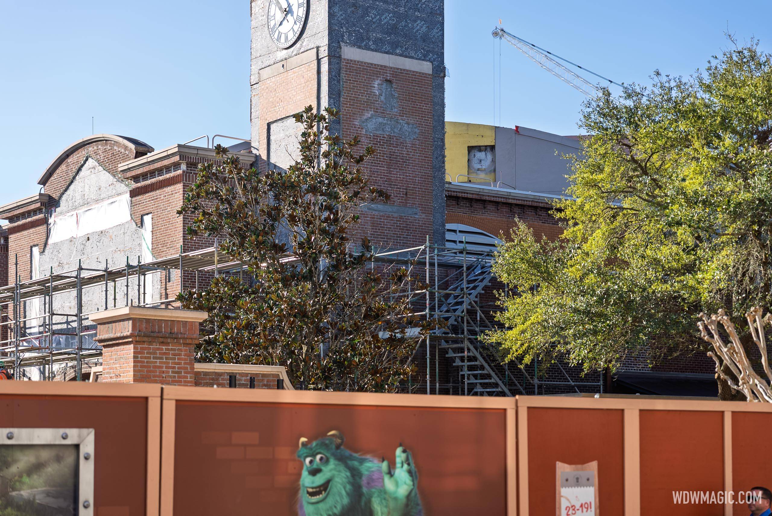 Scaffolding Rises on Former MuppetVision Theater for Glob Theater Conversion