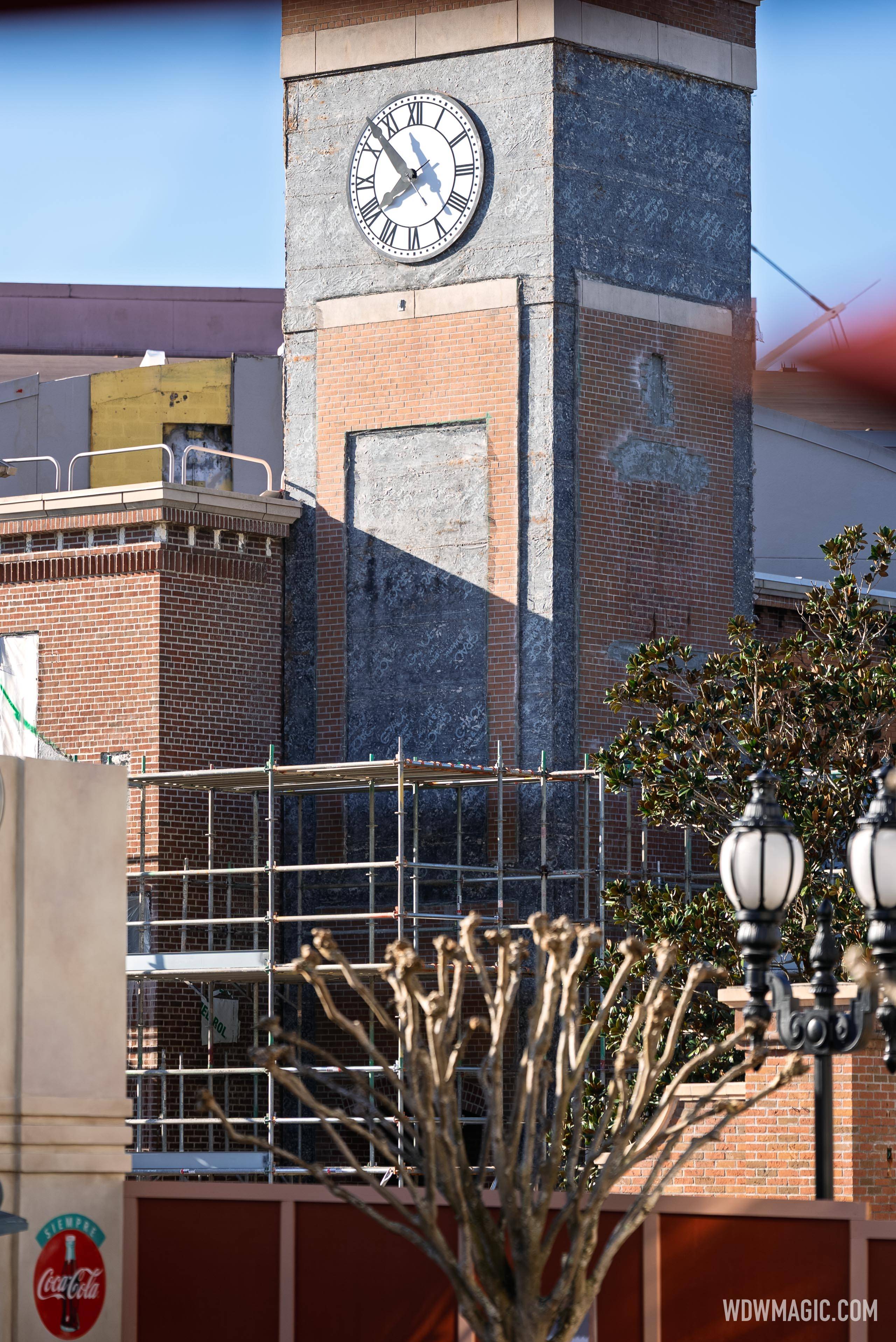 Scaffolding Rises on Former MuppetVision Theater for Glob Theater Conversion