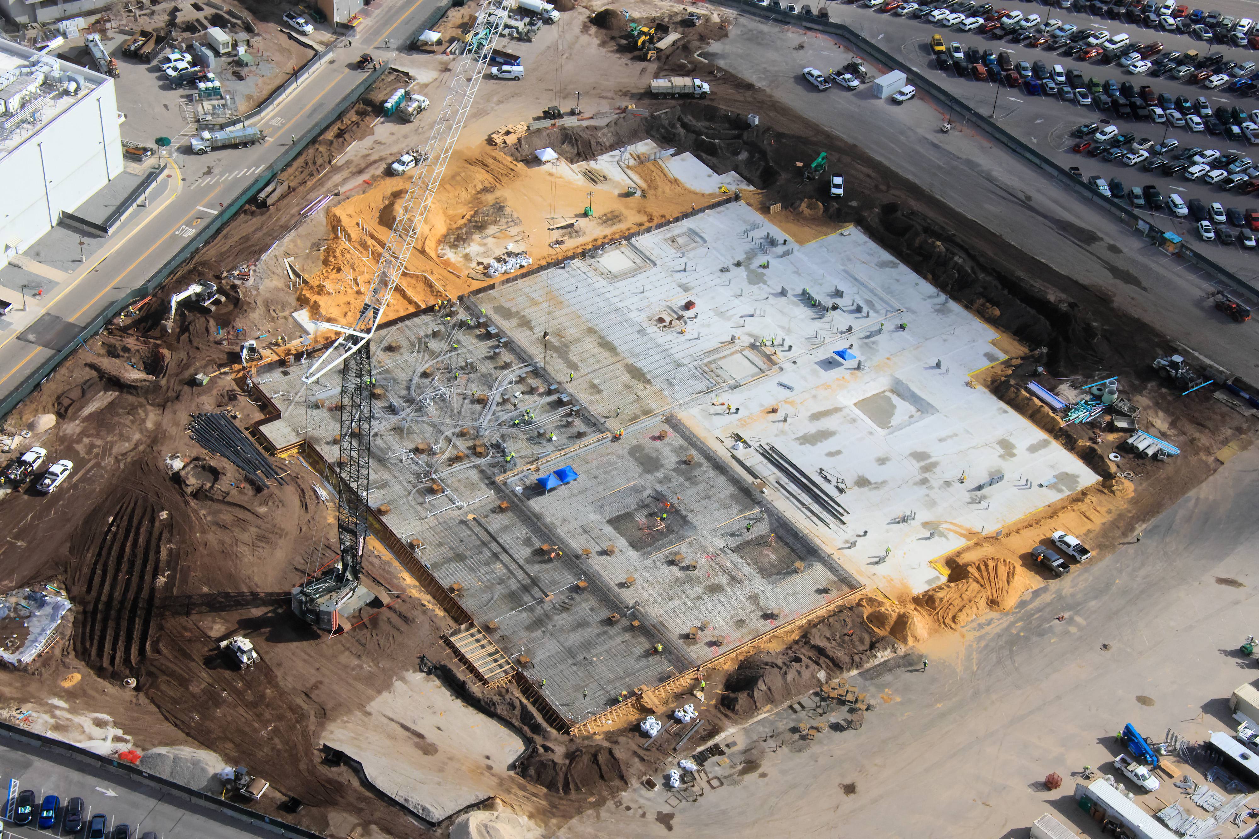 Track Support Footers and Electrical Work at Monstropolis Coaster Build