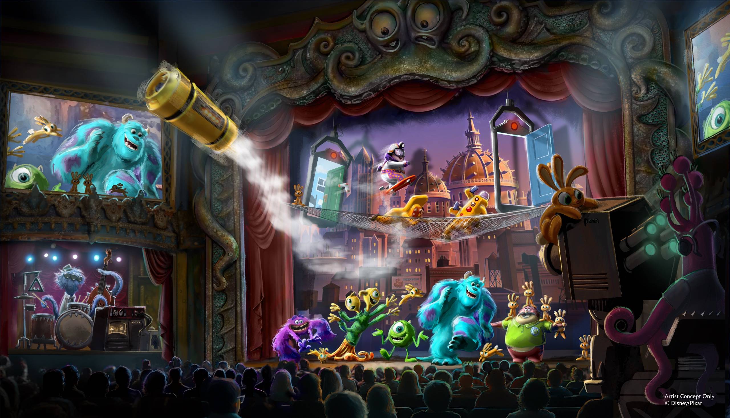 Welcome to Monstropolis – Theater Concept Art