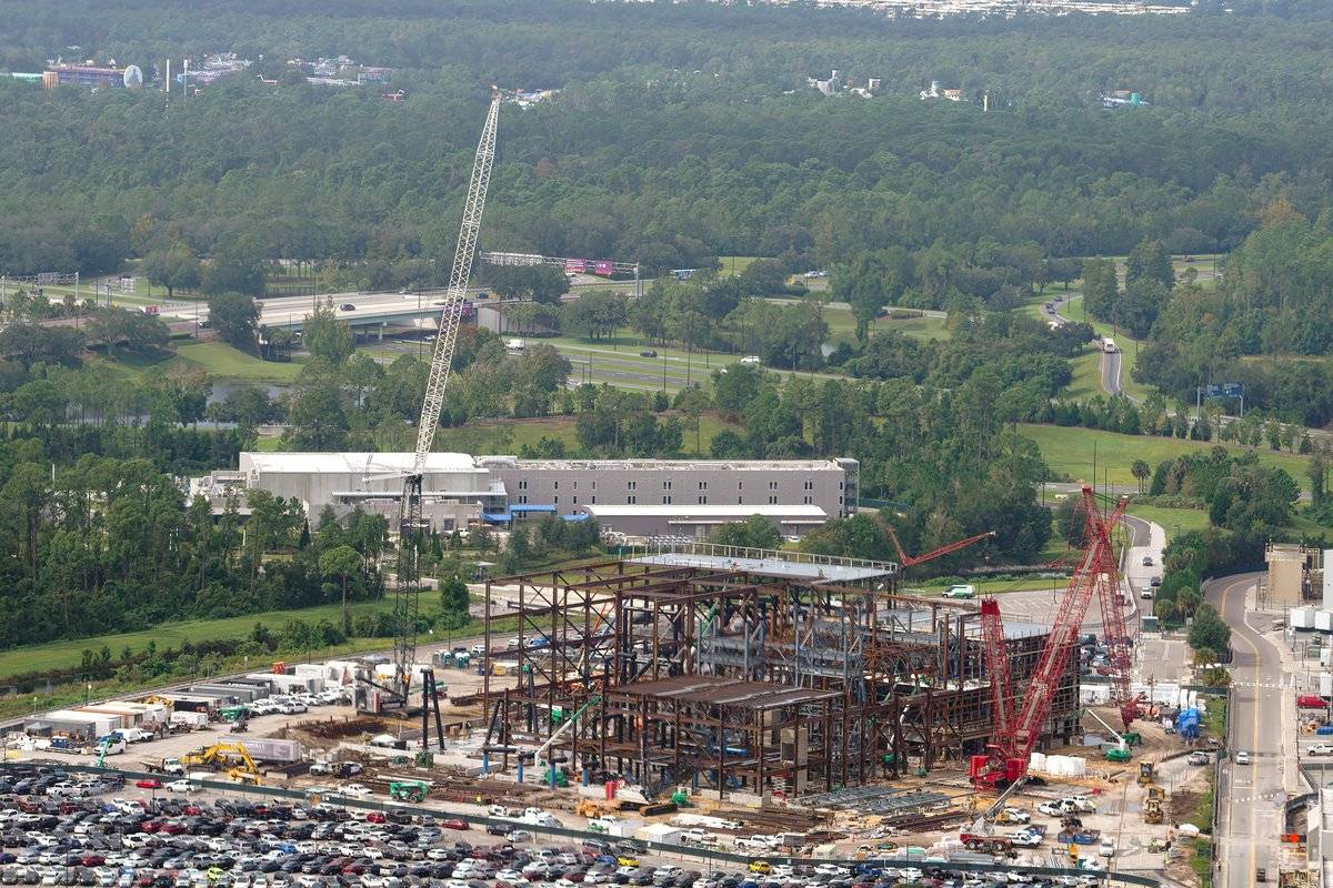 Monsters Inc Flying Door Coaster Construction Update – October 2026
