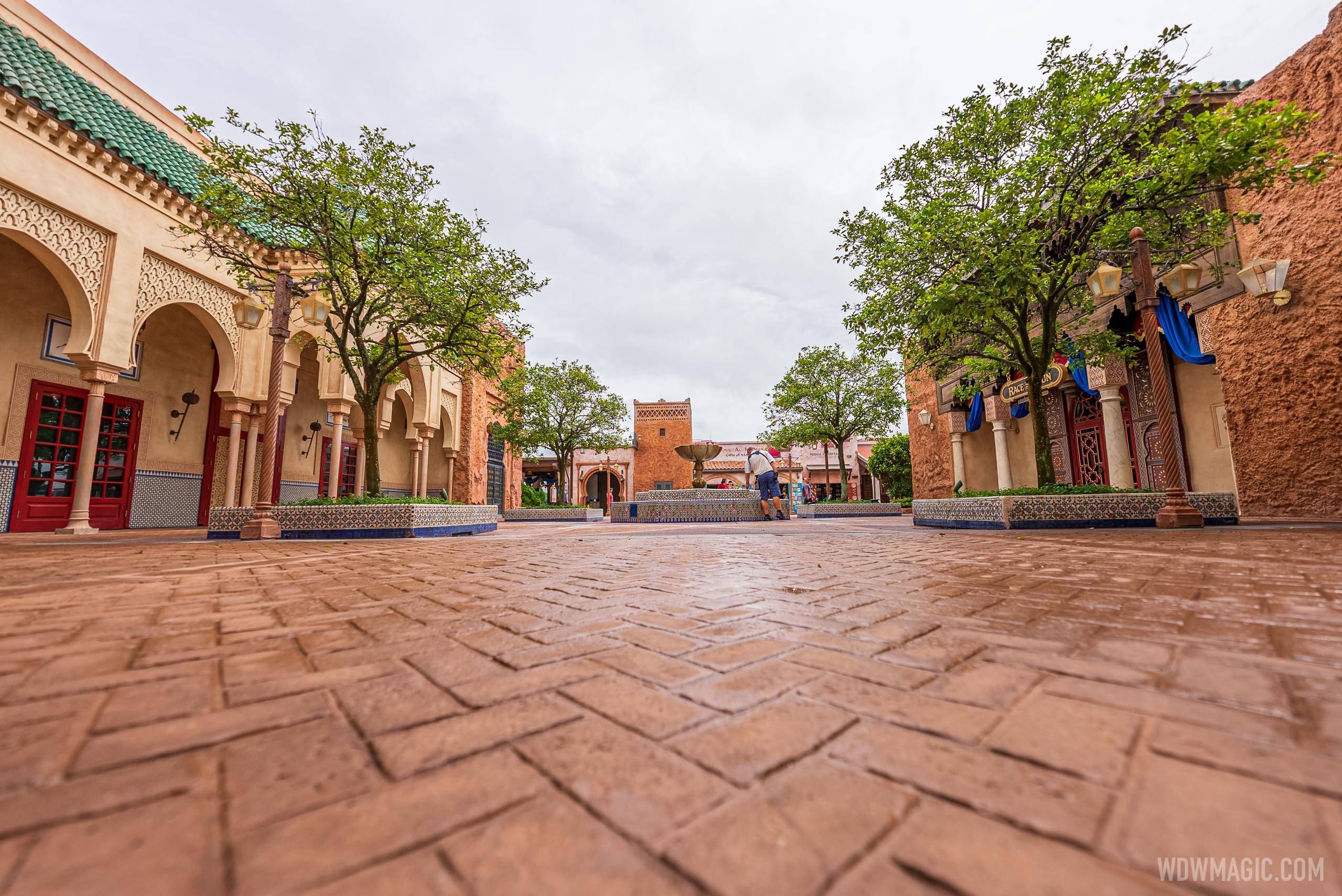 Morocco pavilion central courtyard reopens - July 6 2021