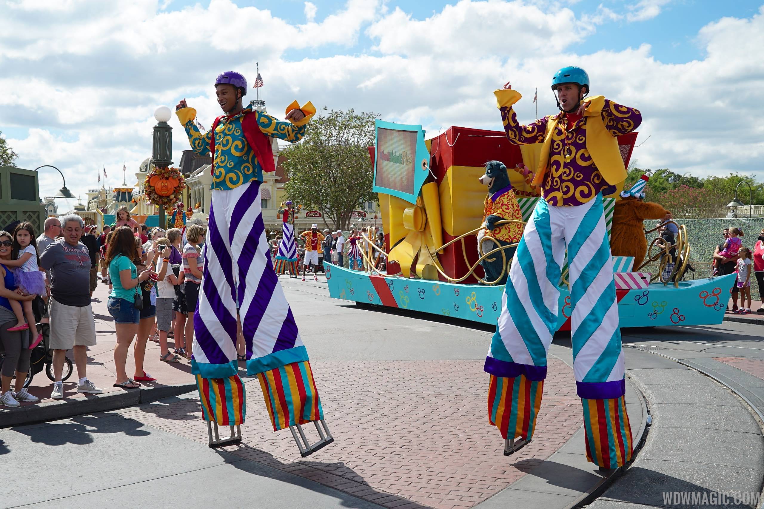 'Move It, Shake It, Celebrate It! Street Party' performances restricted to evenings only on select days next week
