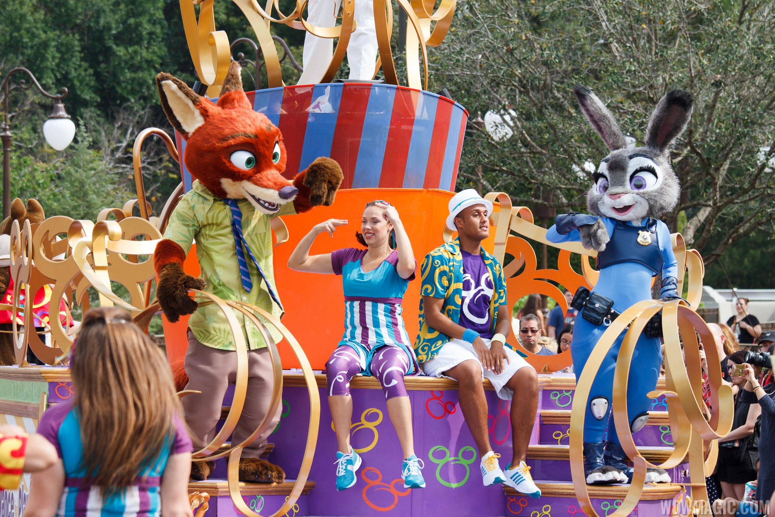 Zootopia joins the Move It! Shake It! Dance and Play It!' Street Party