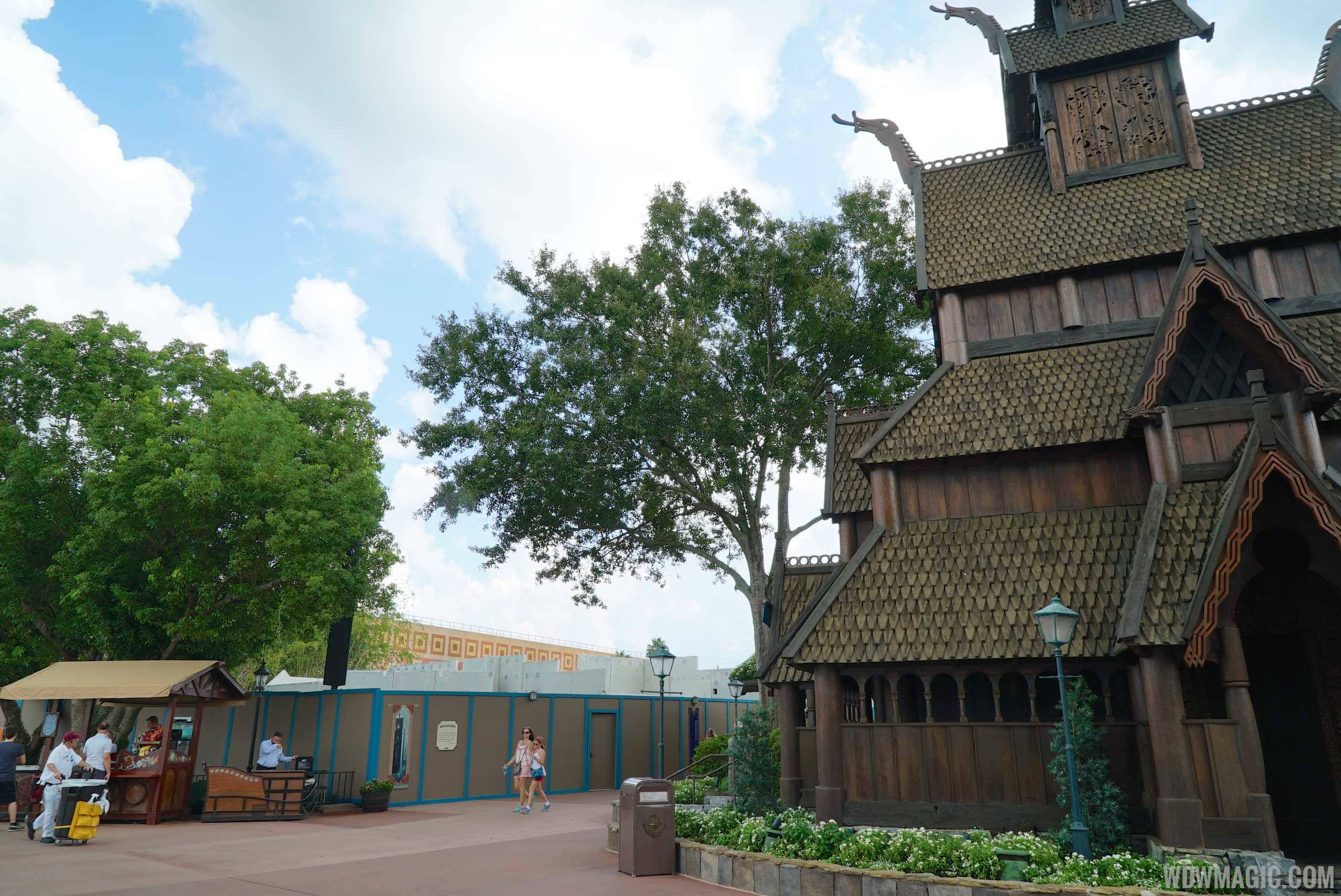 PHOTOS - Royal Sommerhus construction at Epcot's Norway Pavilion