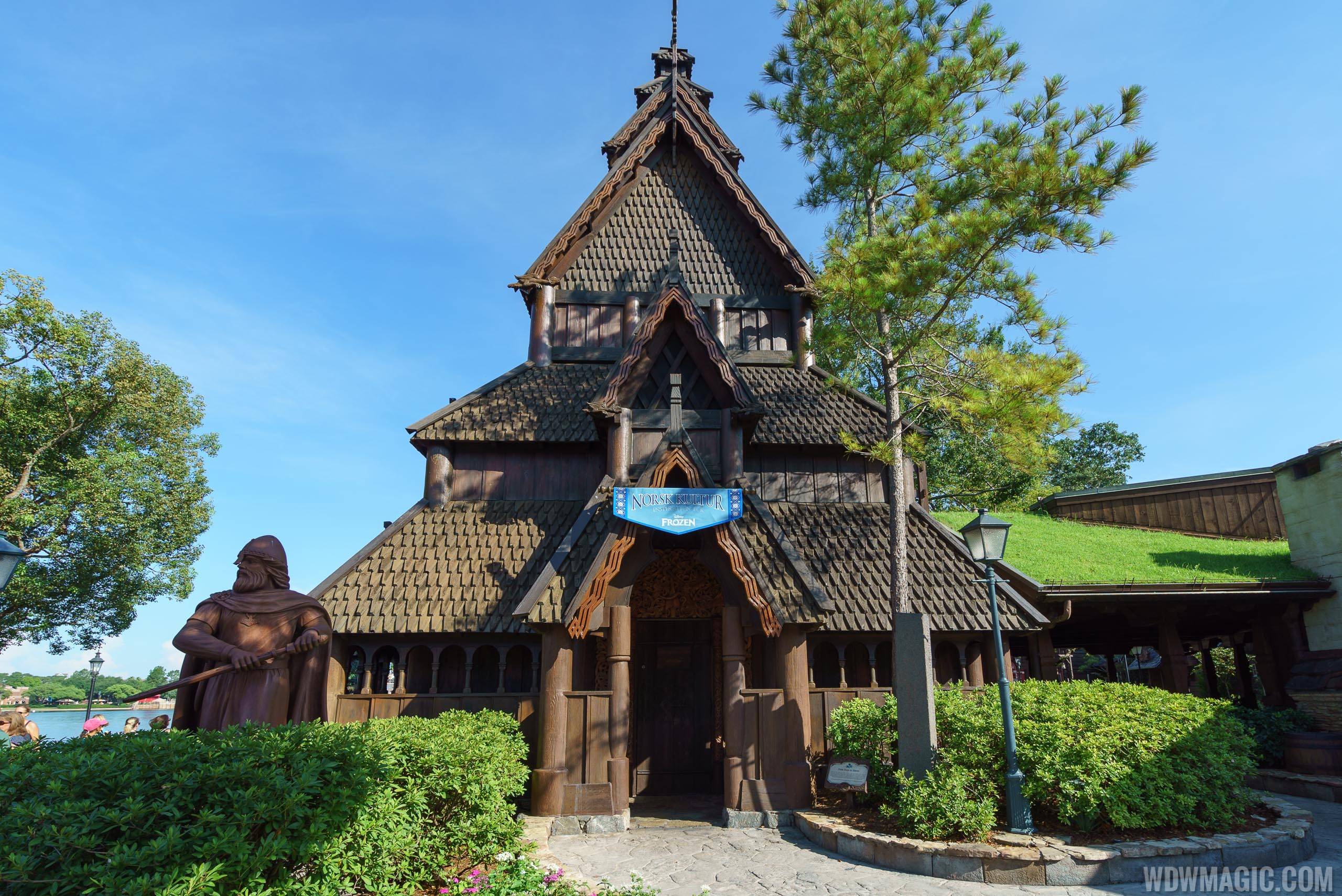 PHOTOS - A look at the Norway Pavilion's Stave Church exhibit