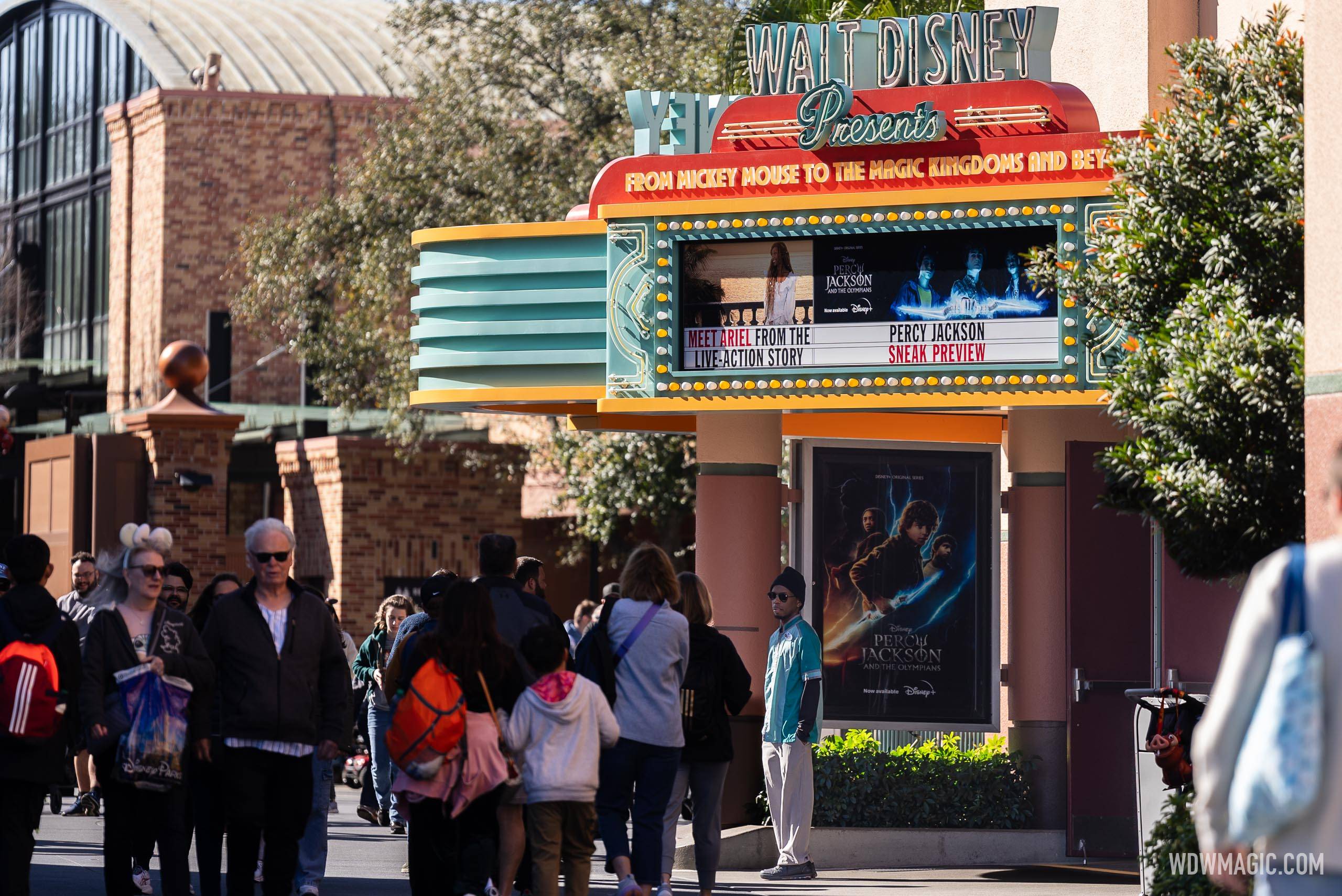 Walt Disney Presents theater now closed for refurbishment at Disney's Hollywood Studios