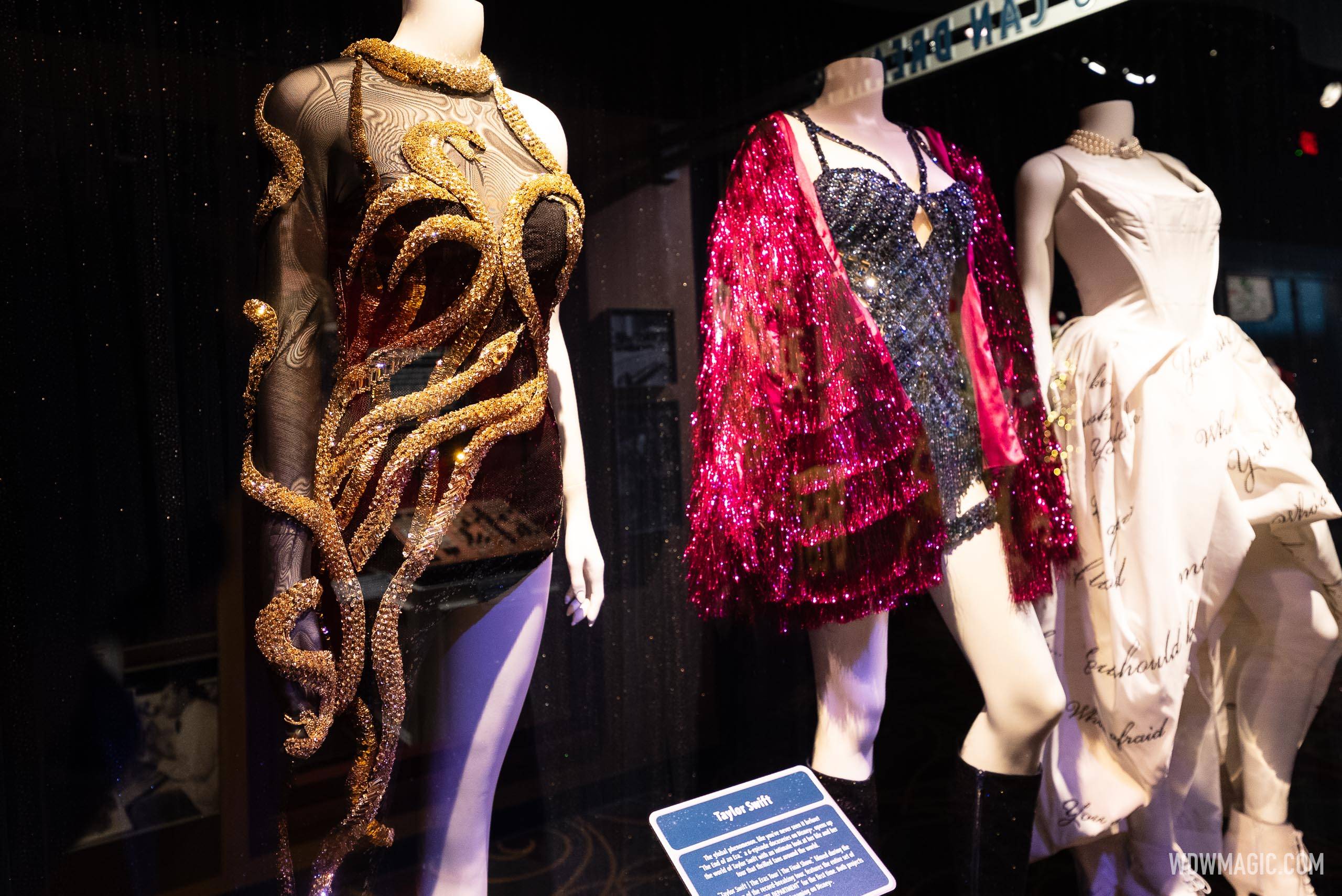 Taylor Swift Eras Tour Costume Exhibit at Walt Disney Presents