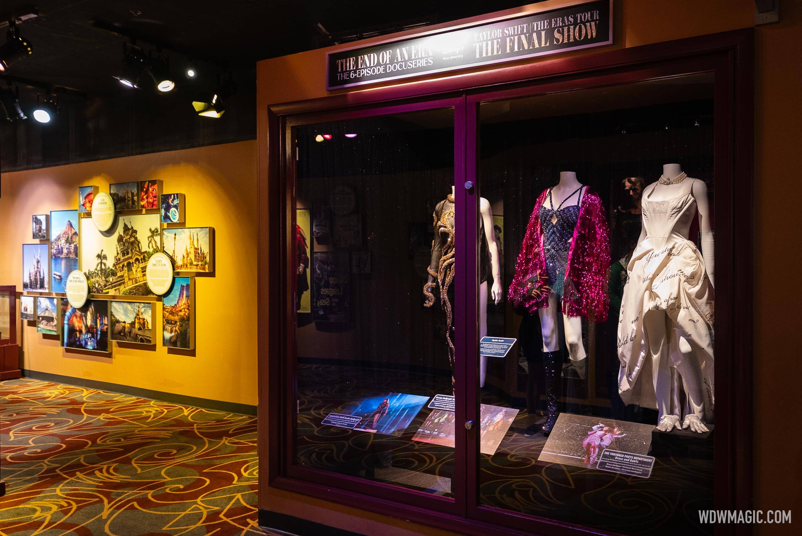Taylor Swift Eras Tour Costume Exhibit at Walt Disney Presents