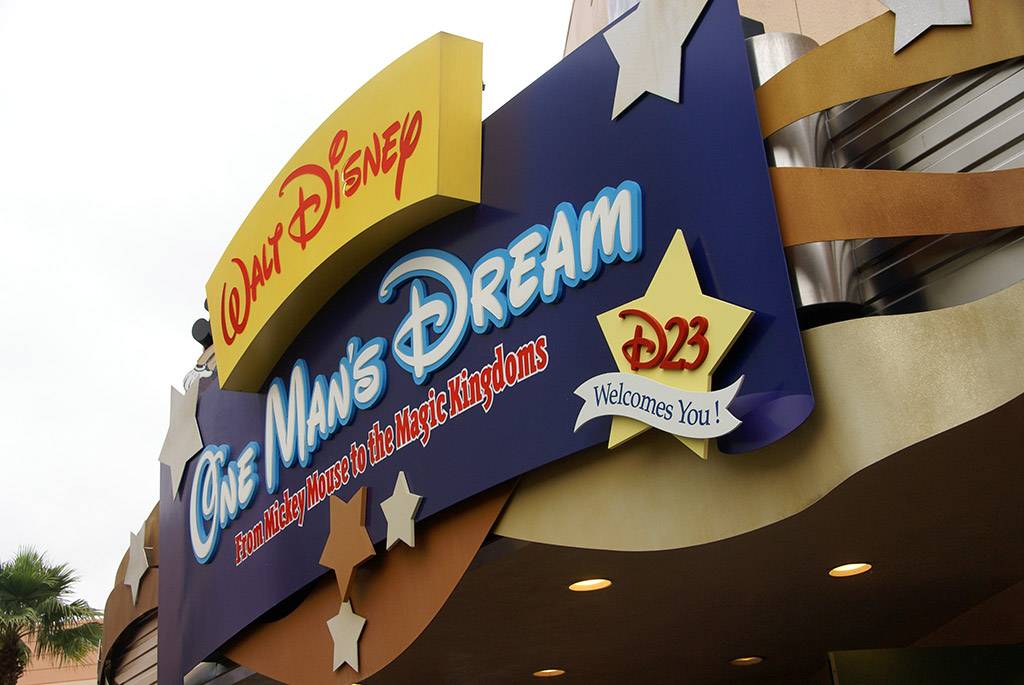 D23 joins One Man's Dream exhibit at the Studios