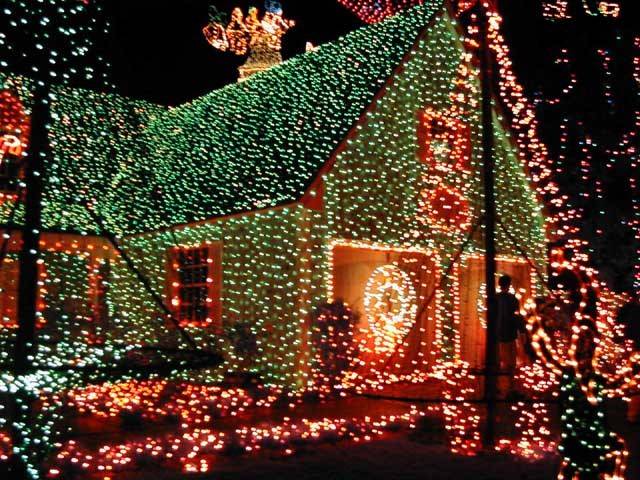 Osborne Family Spectacle of Lights display on Residential Street