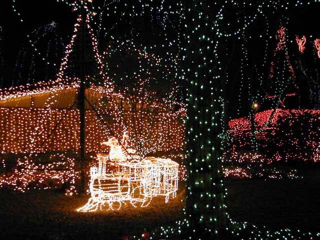 Osborne Family Spectacle of Lights display on Residential Street