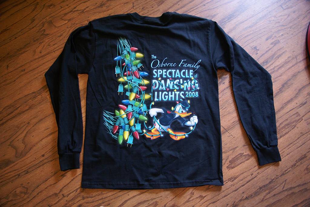 Osborne Family Spectacle of Lights 2008 t-shirt